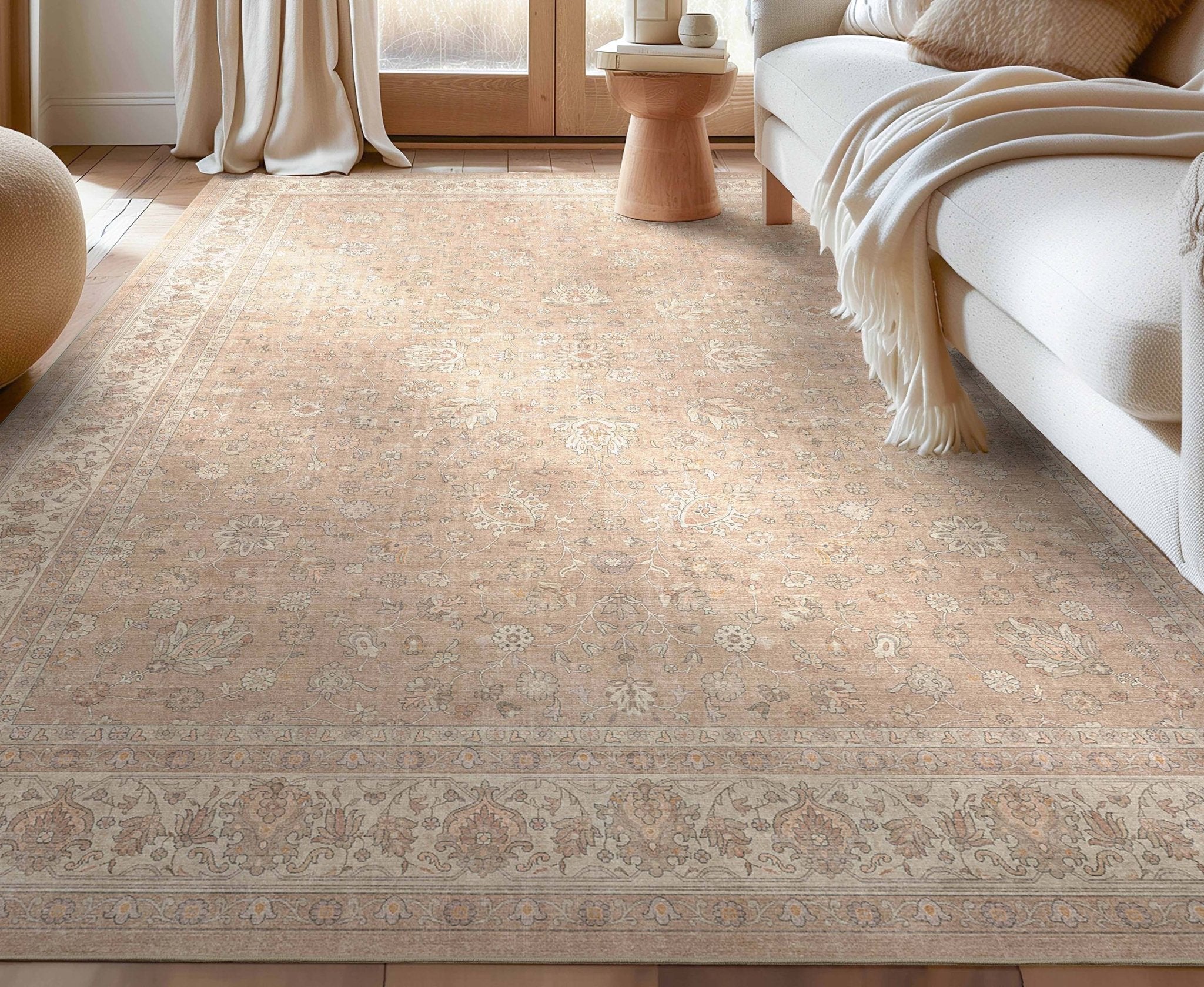 Rome Vintage Oriental Floral Flat-Weave Rug、mySite、gigharbornorthrealestate