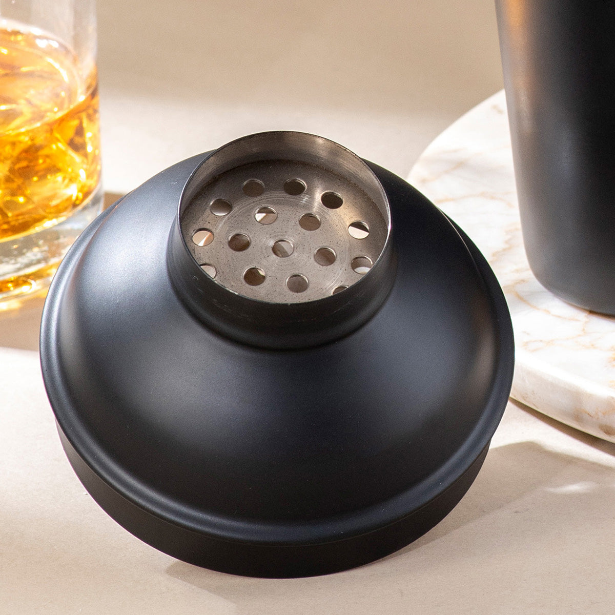 Stainless Steel Cocktail Shaker | Black | 550 ml、mySite、camillekostekn