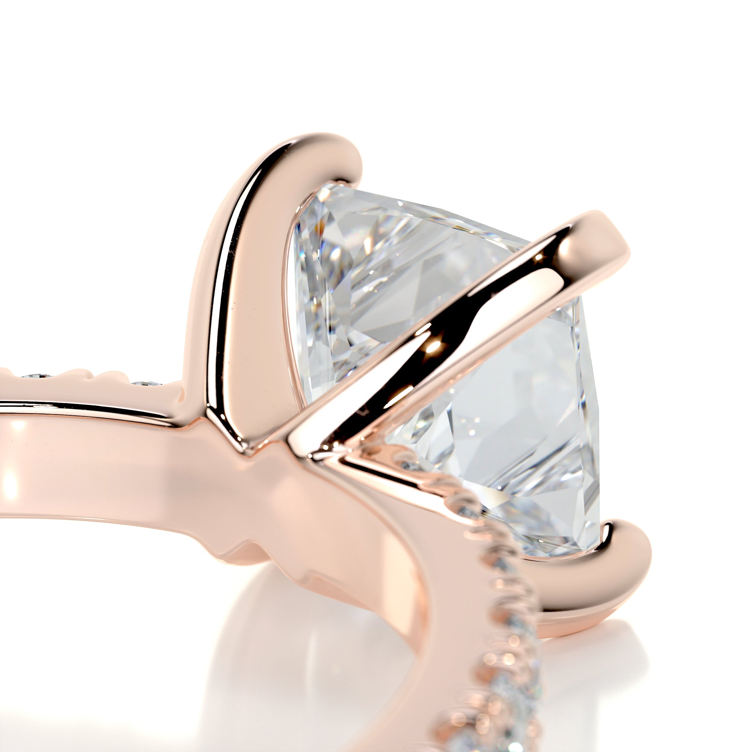 Blair Moissanite & Diamond Ring -14K Rose Gold、mySite、hinf8tx79
