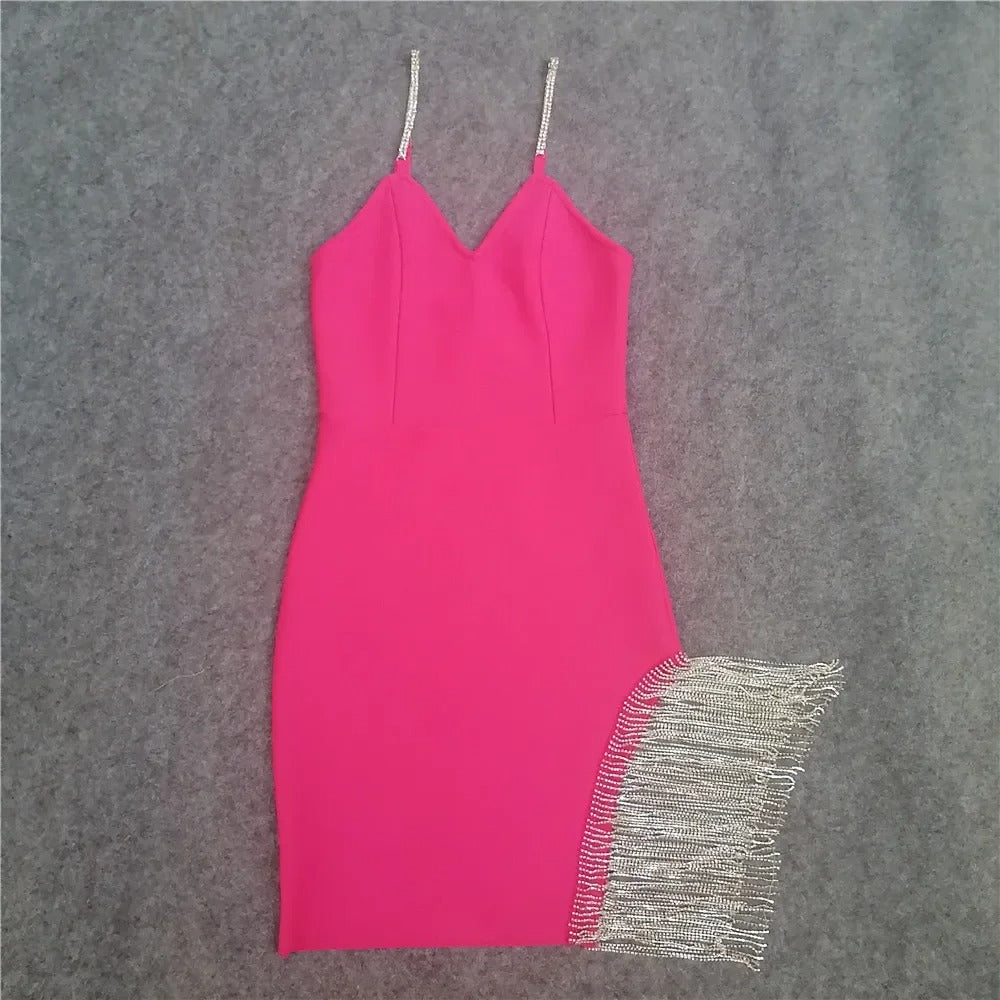  Salsa Hot Pink dress with Crystals、mySite、merchandisen