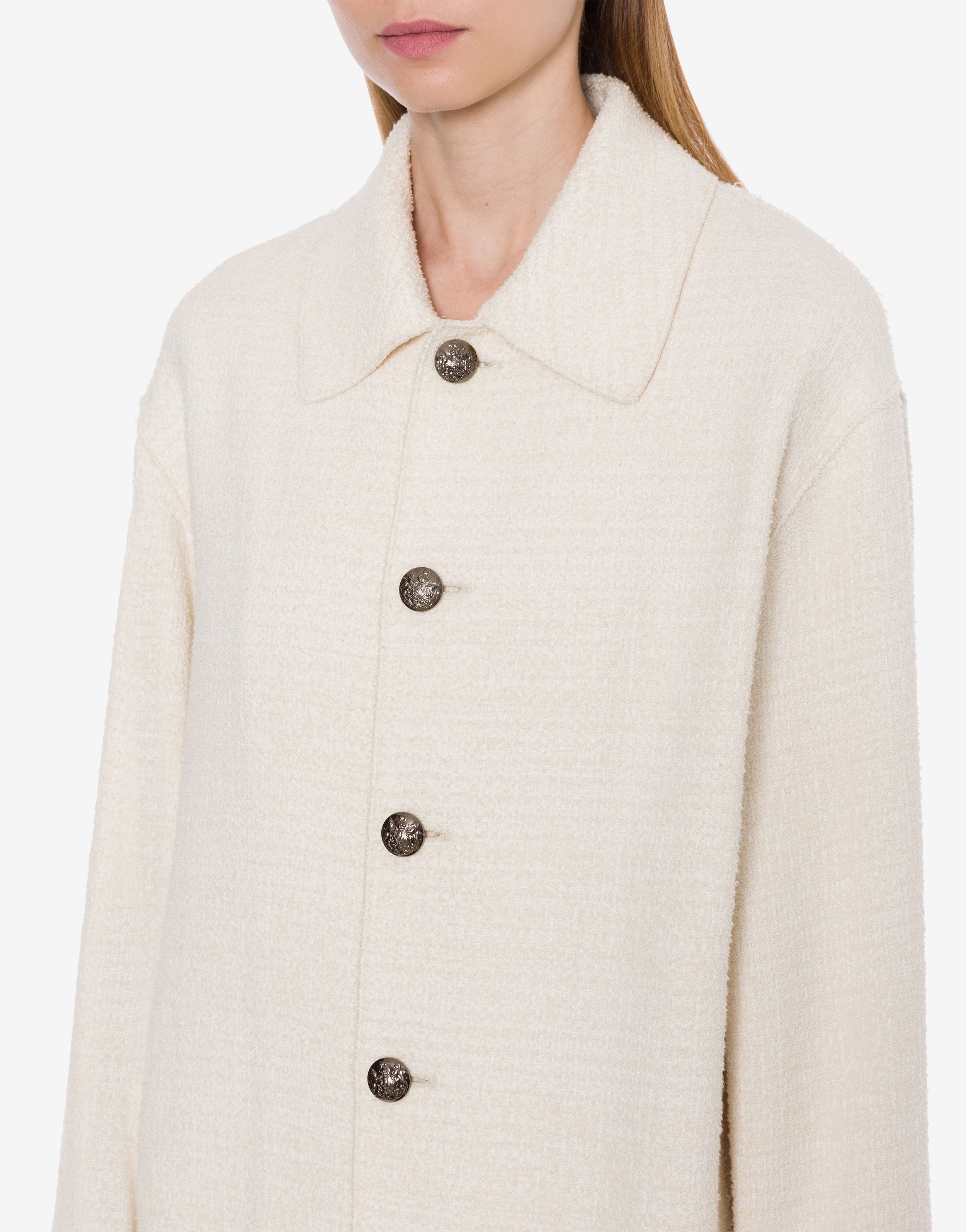 Caban in bouclé misto cotone、mySite、aoinhome