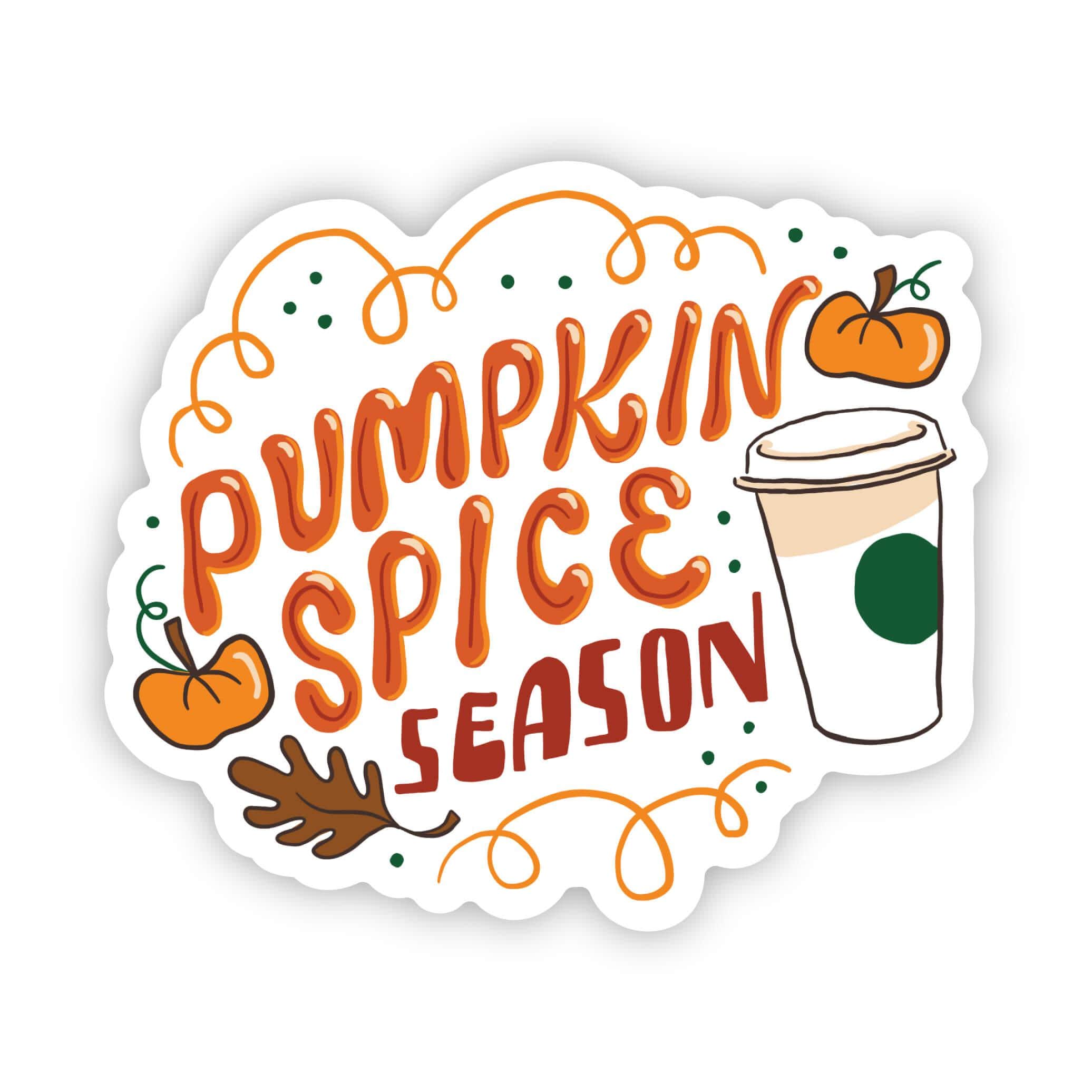  Pumpkin Spice Season Sticker、mySite、ghnorth