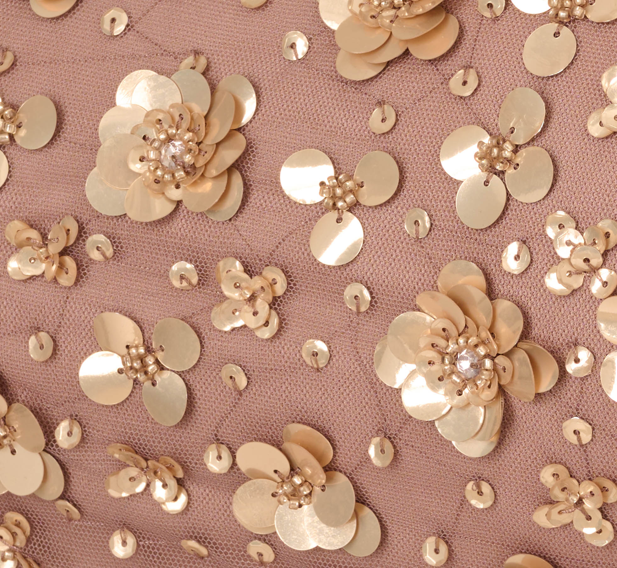 3D Floral Hand-Beaded One-Shoulder Long Column Gown In Stone、mySite、solidvoid