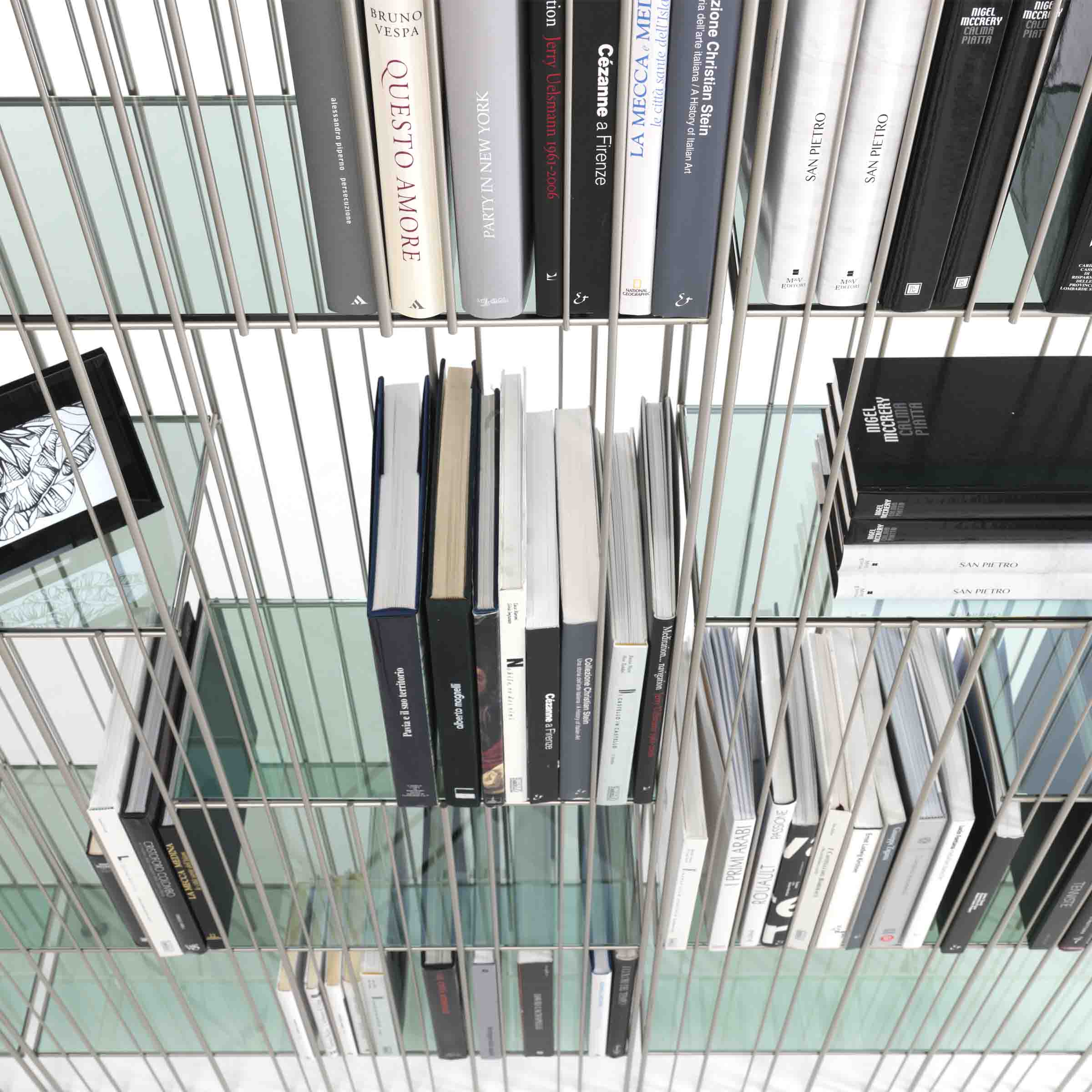 Metal Bookshelf METRICA by Ctrlzak for Mogg、mySite、neckold