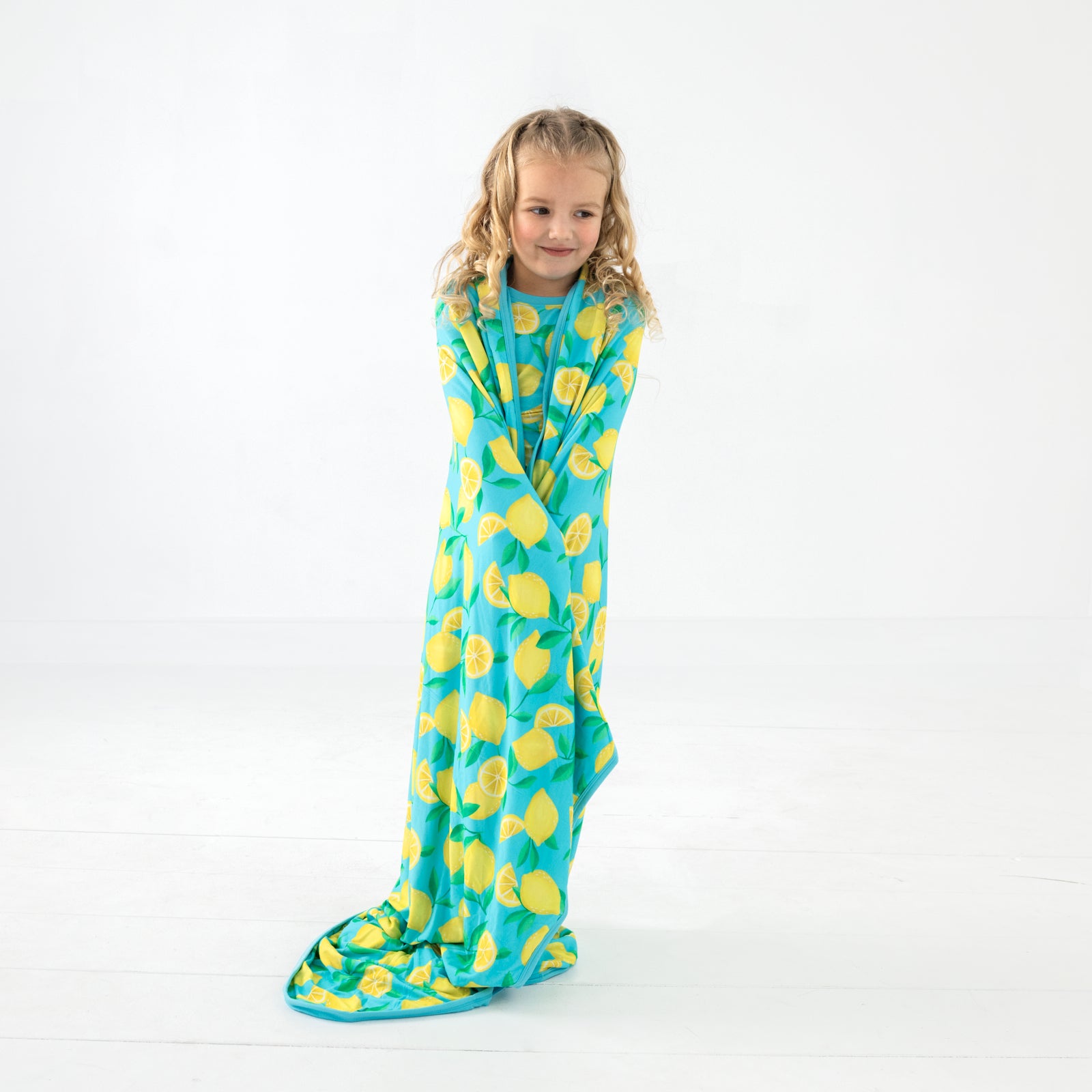 Blue Sunny Citrus Large Cloud Blanket®、mySite、g9winljtr