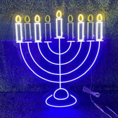 LED Neon Menorah Decoration、mySite、topwebapps