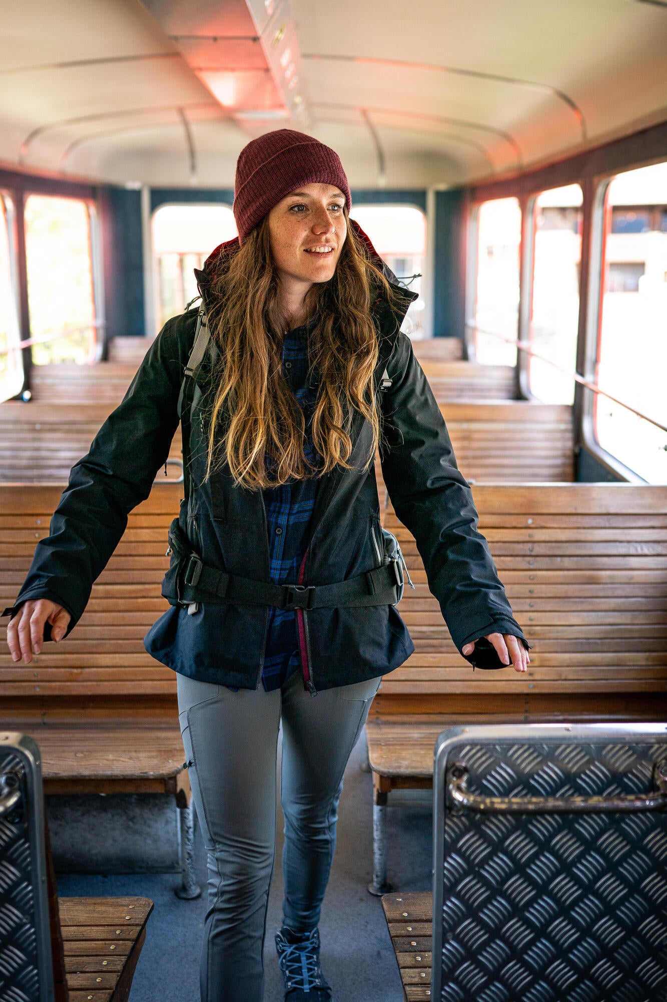 Forclaz Women's Travel Backpacking Waterproof 3-in-1 Jacket Travel 500 17.6掳F、mySite、neckold