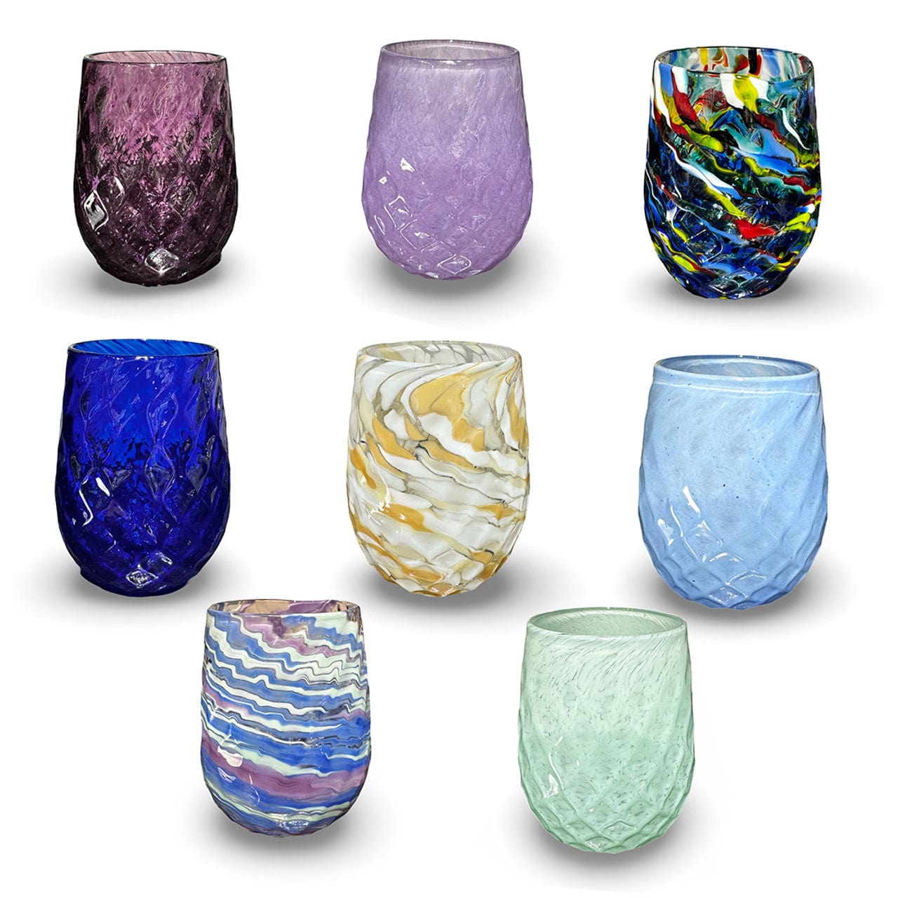 Hand Blown Wedding Smash Glass by Joy Stember - (Choice of Color)、mySite、topwebapps