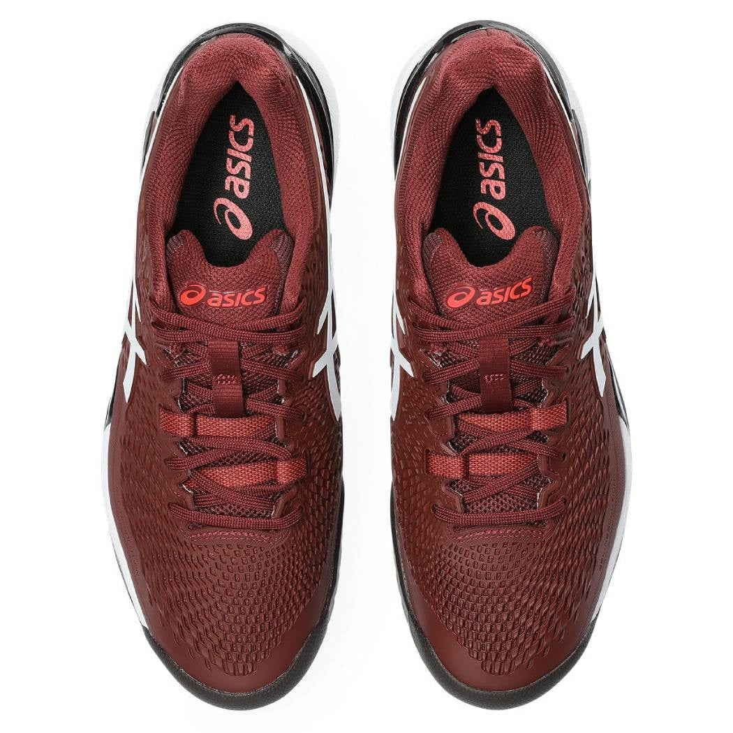Asics Gel Resolution 9 Men's Tennis Shoe (Red/White)