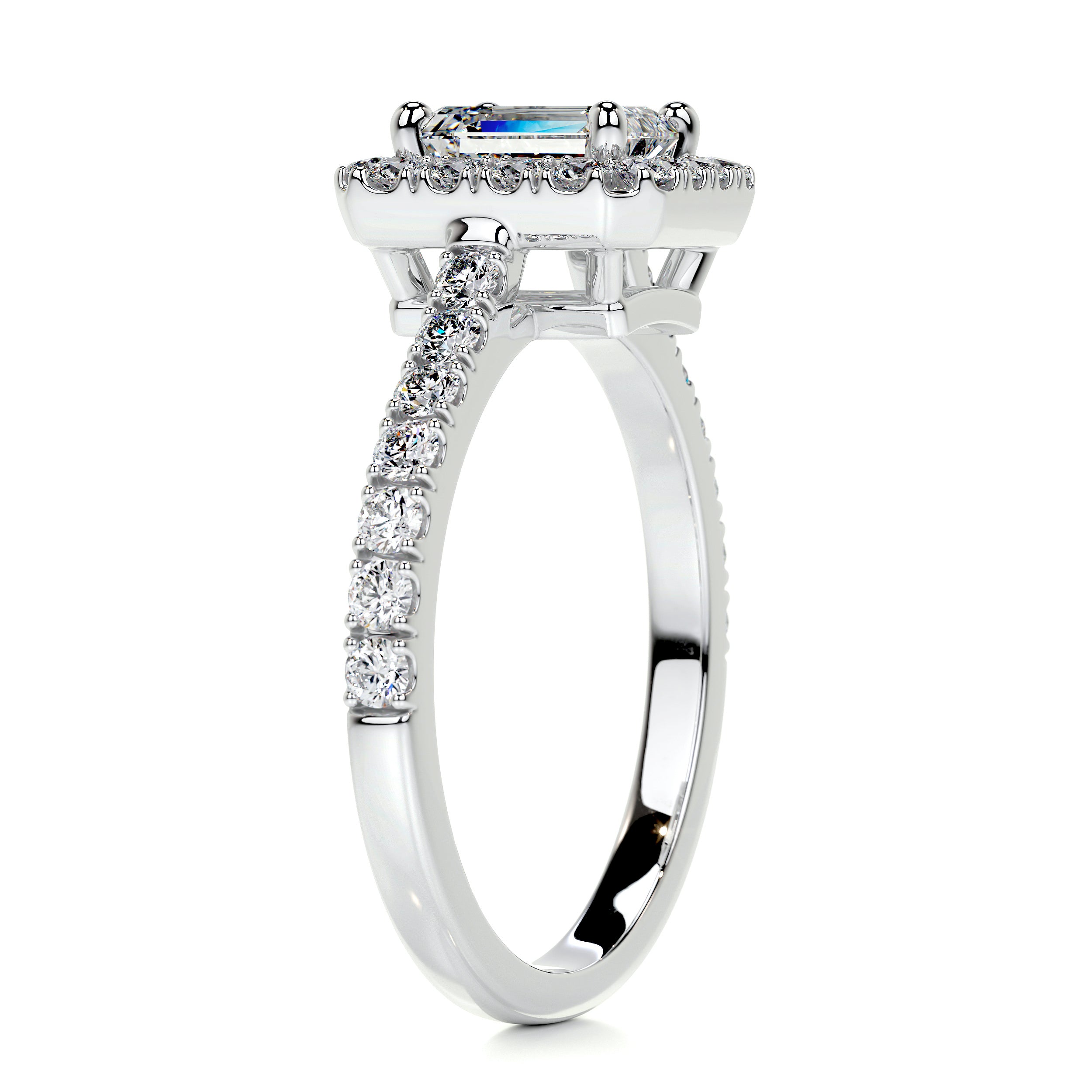 Zoey Diamond Engagement Ring -18K White Gold、mySite、hinf8tx79