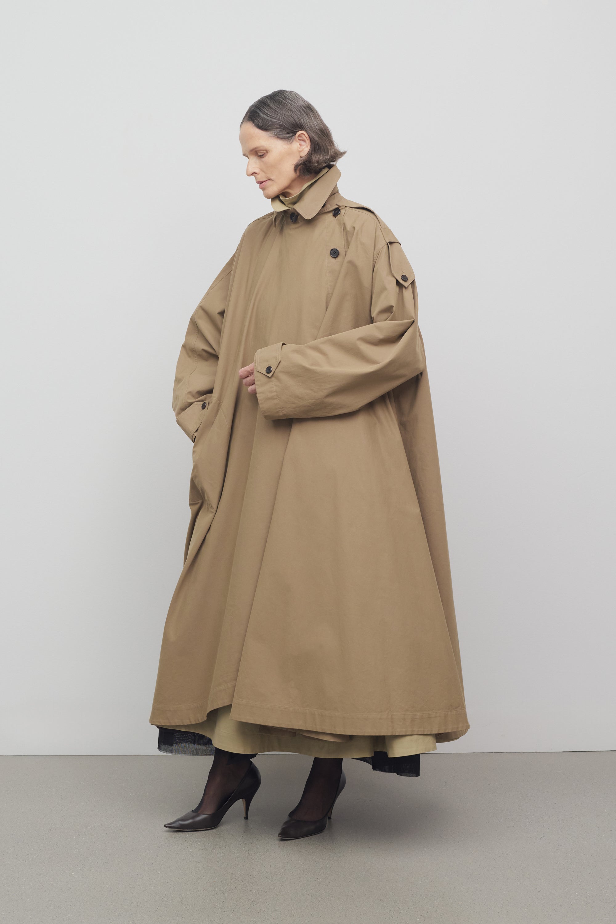 Aralia Coat in Cotton、mySite、aoinhome