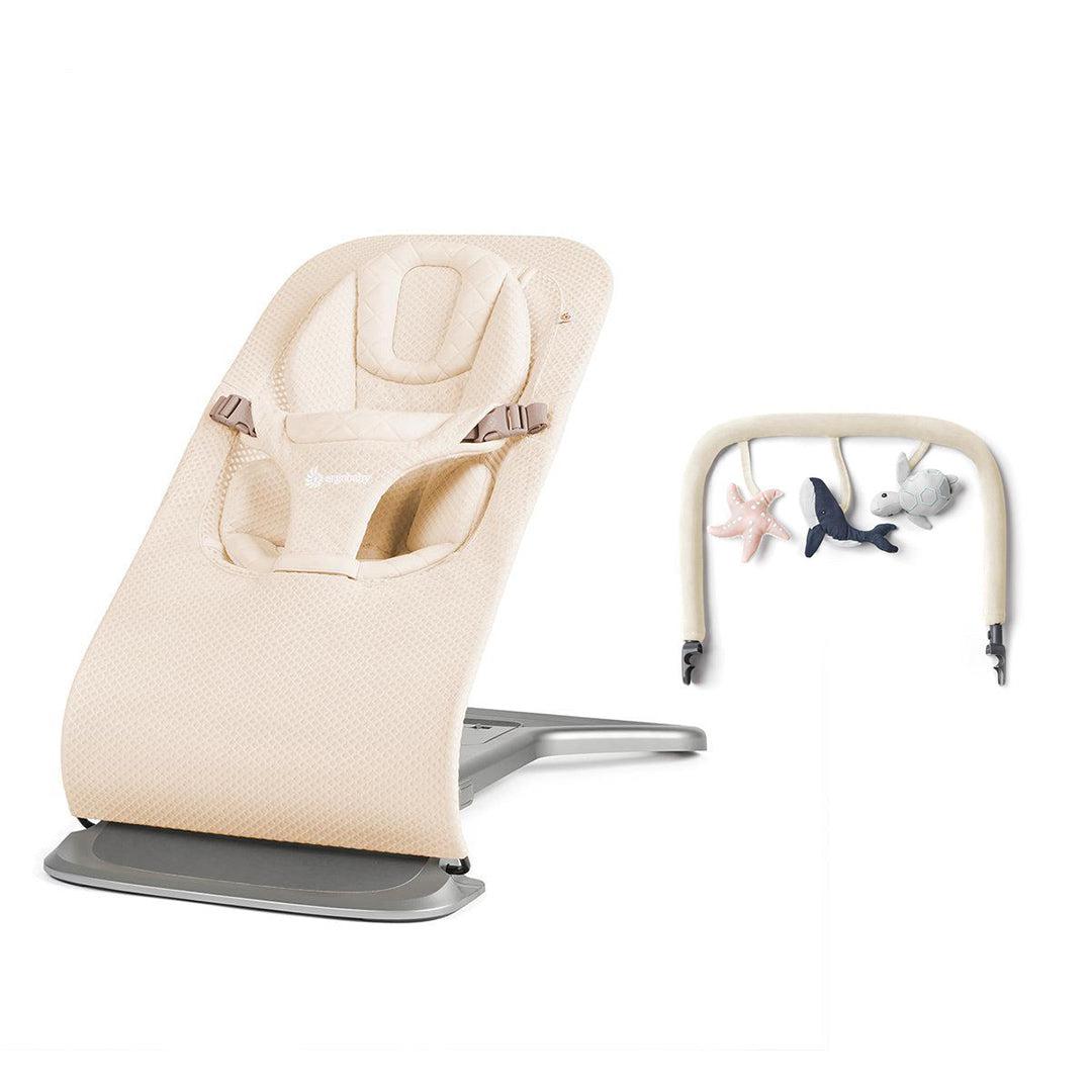  Ergobaby Evolve Mesh Baby Bouncer - Cream、mySite、merchandisen