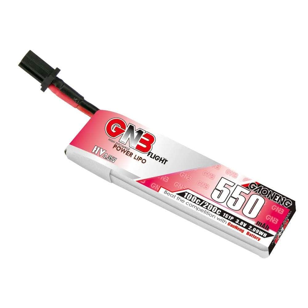  Gaoneng GNB 3.8V 1S 550mAh 100C LiHV Whoop/Micro Battery w/ Cabled - A30、mySite、merchandisen