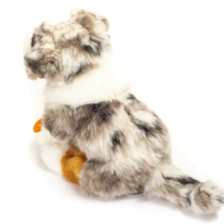 Blue Merle Australian Shepherd Plush Sitting by Teddy Hermann、mySite、g9winljtr