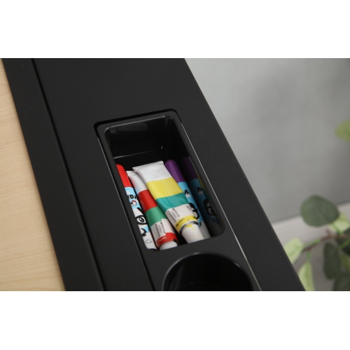 adjustable drawing drafting table desk with 2 drawers for home office and school with stool(wood)、、casual