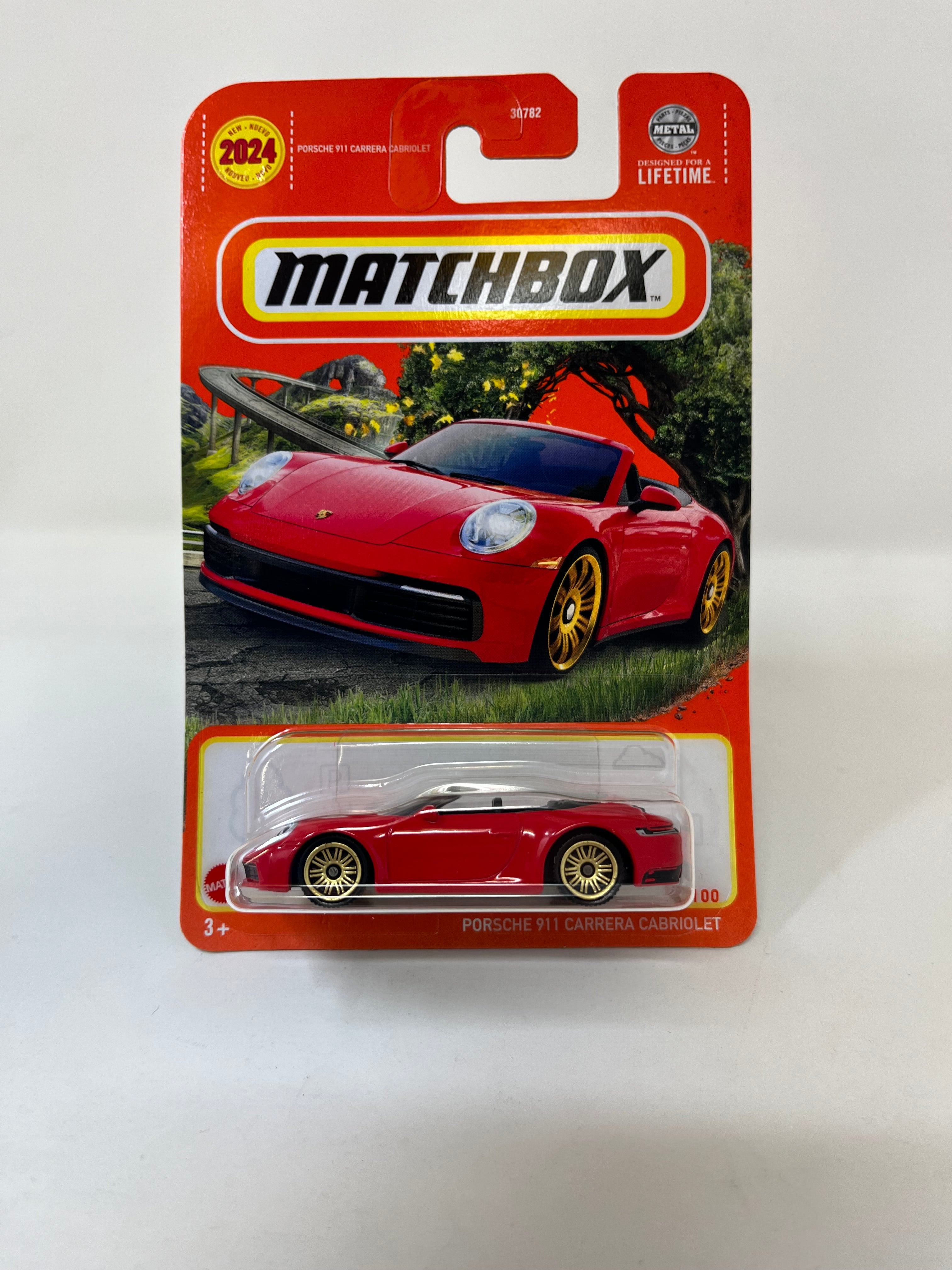 Porsche 911 Carrera Cabriolet #79 * RED * 2024 Matchbox Case B、mySite、hgirdovlk