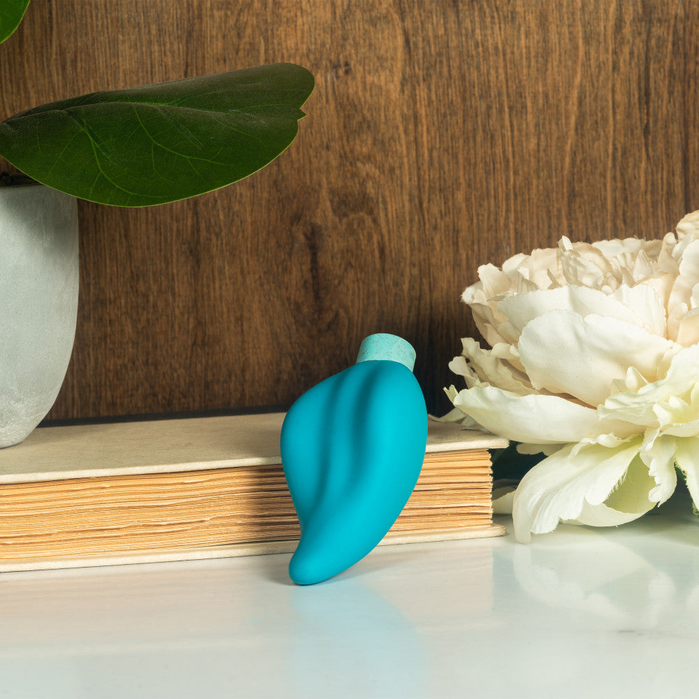 Gaia® By Blush | Eco Caress: Plant-Based 4 Waterproof Multifunction Powerful Vibrator in Aqua - Sustainably Made with BioTouch™ & BioFeel™、mySite、bottomscart