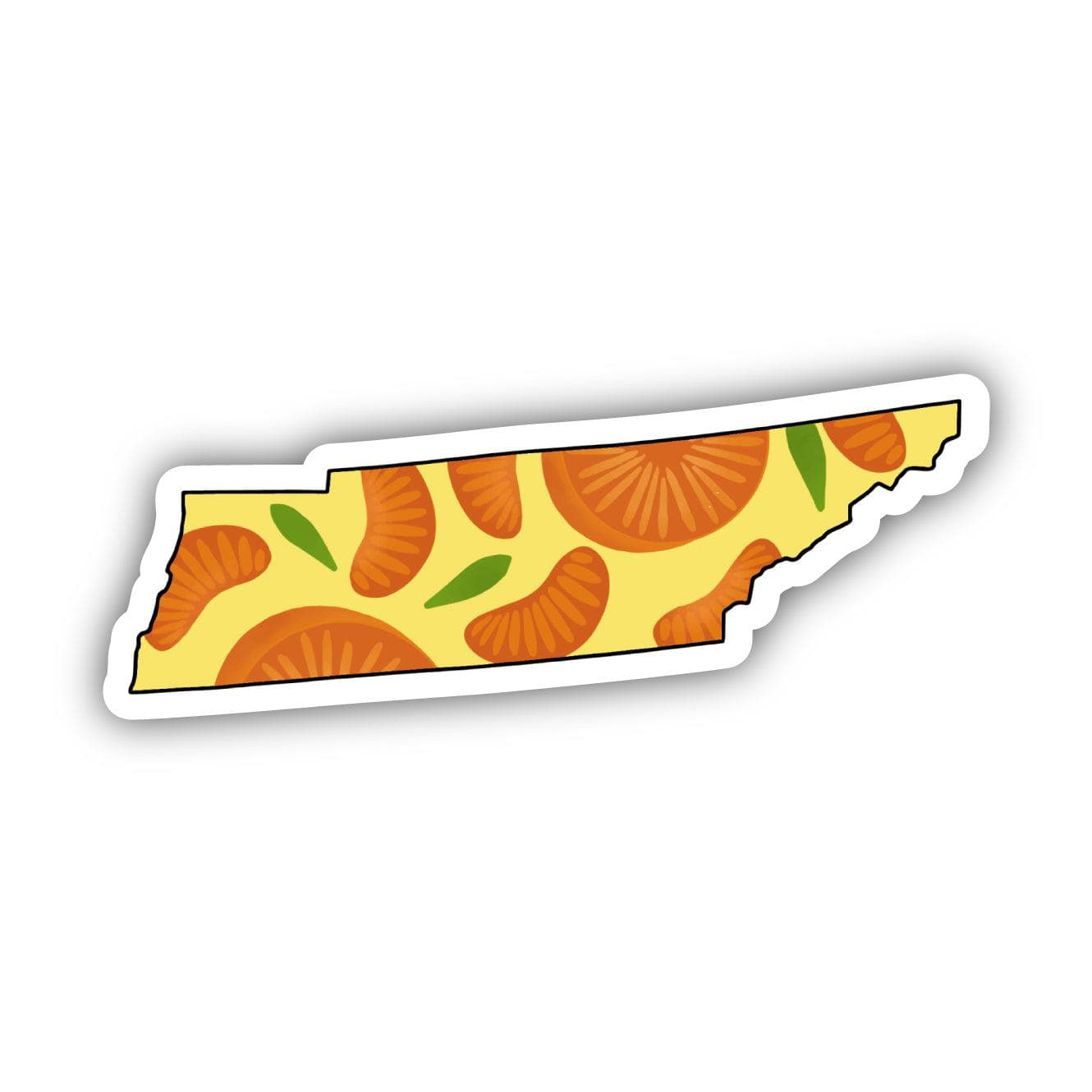  Tennessee Orange & Yellow Fruit Sticker、mySite、ghnorth