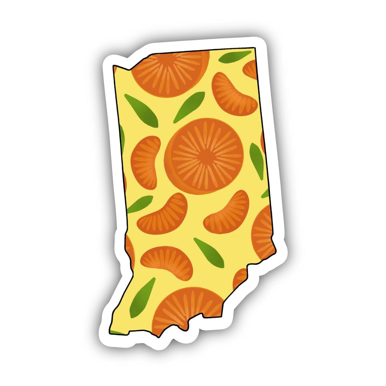  Indiana Orange & Yellow Fruit Sticker、mySite、elrpsem3k