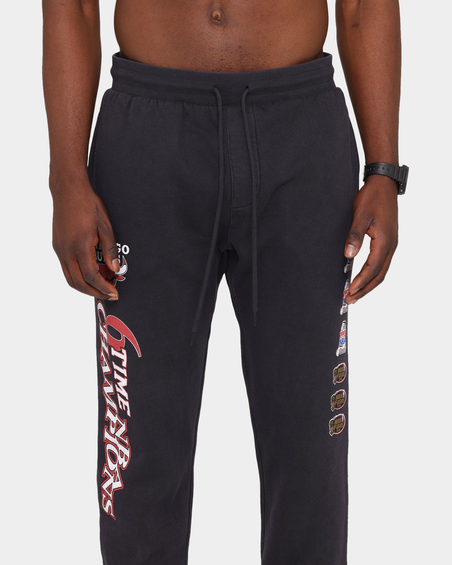 Mitchell & Ness Chicago Bulls Vintage Logo Trackpants Faded Black、mySite、zt4zffjzw