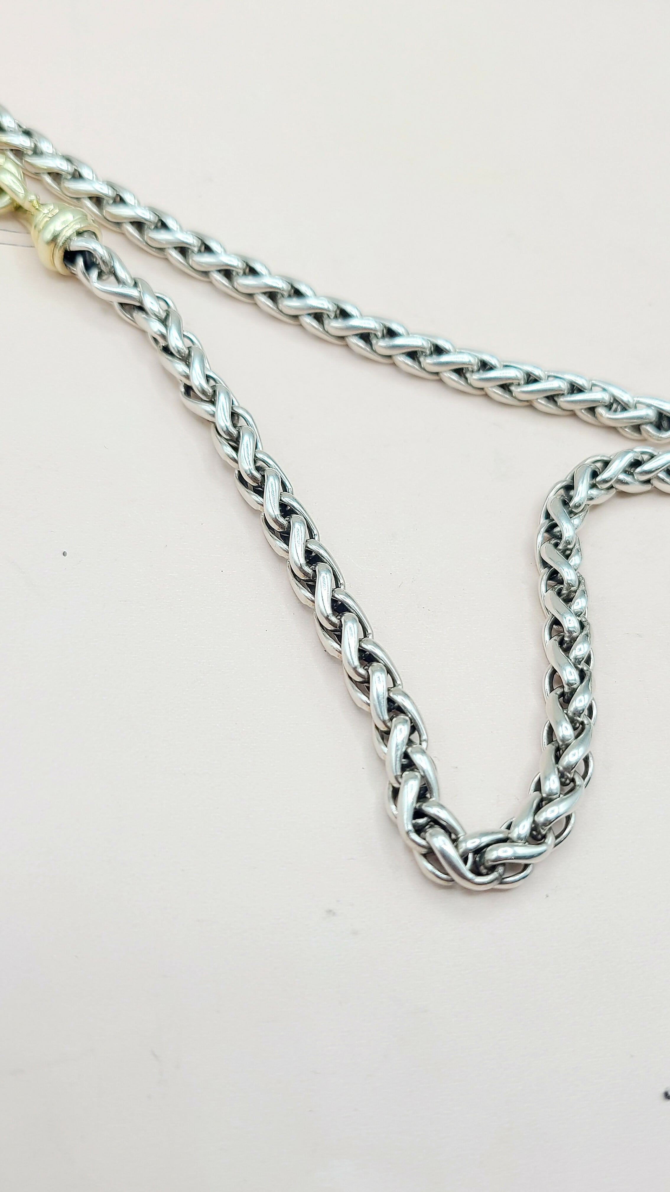 David Yurman Wheat Chain Necklace 6mm Gold Buckle 16、mySite、hinf8tx79