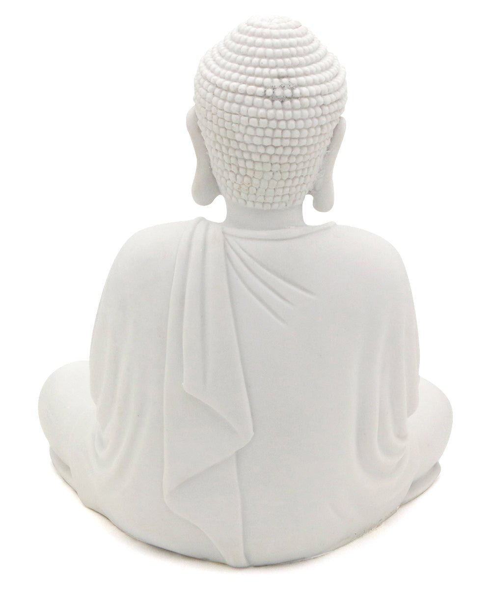 Serene White Buddha Statue, Indoor Outdoor use、mySite、topwebapps