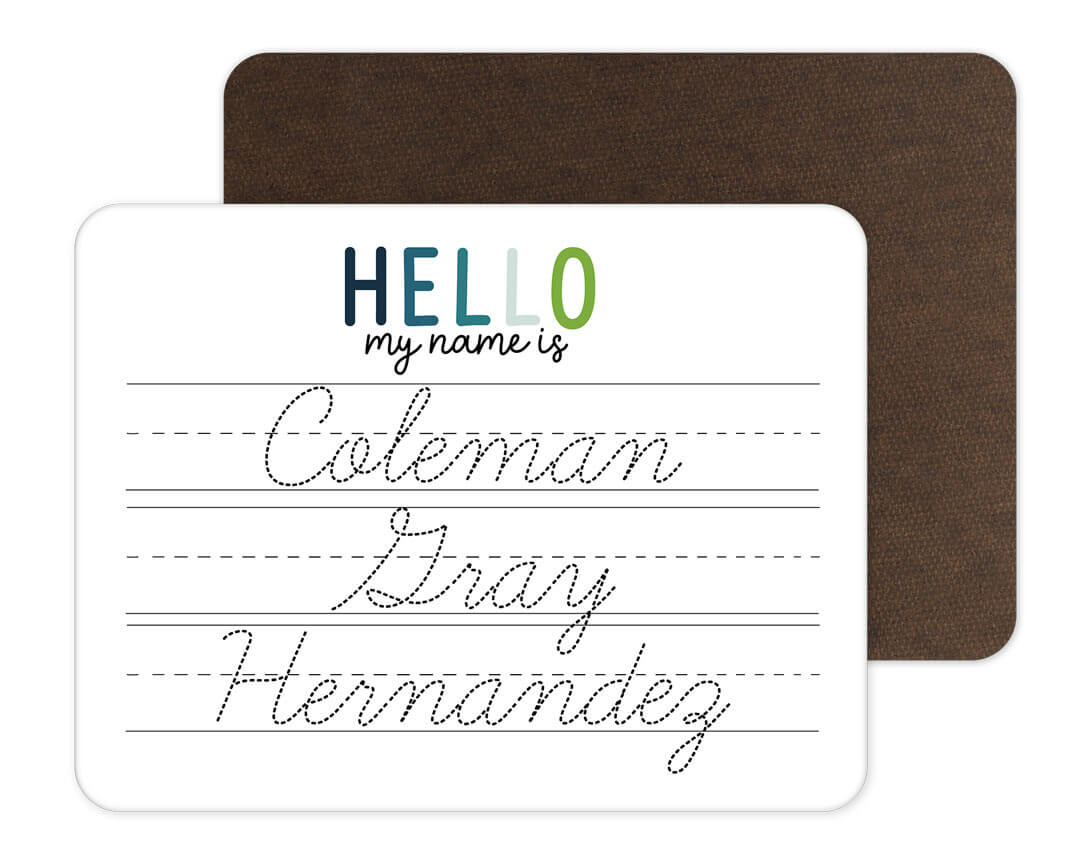  Kids Personalized Whiteboard | Hello My Name Is - All Boy、mySite、layawaytickets