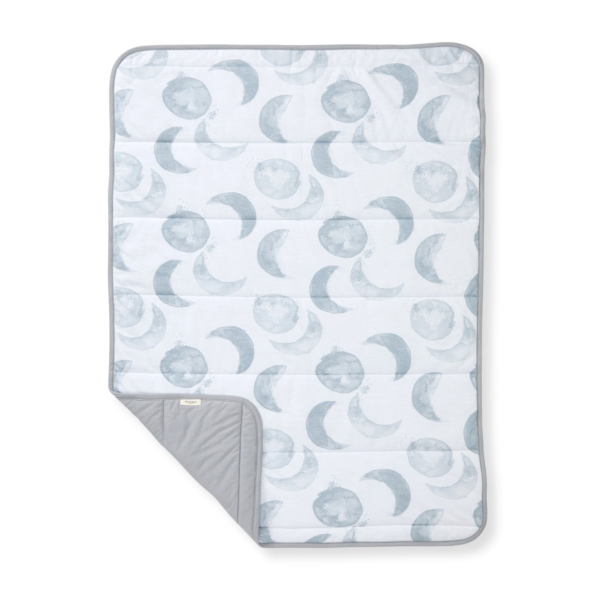  Hello Moon Organic Cotton Reversible Baby Blanket、mySite、layawaytickets