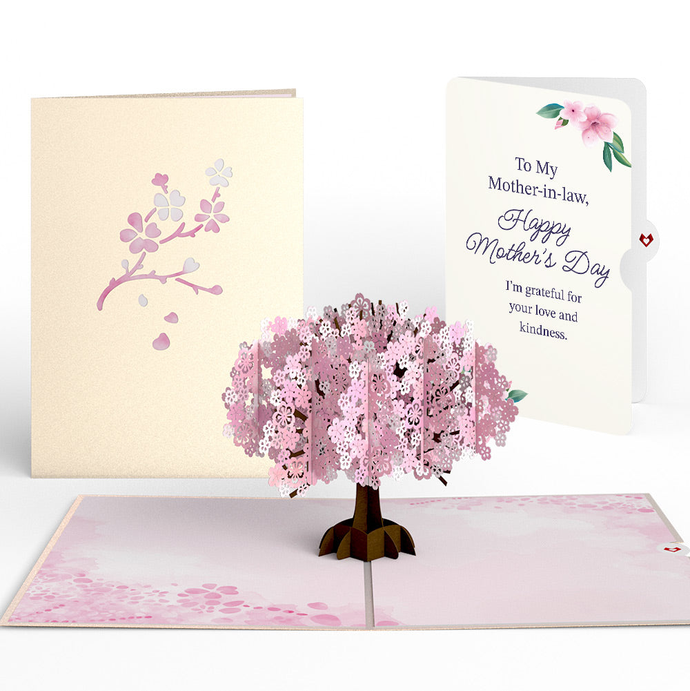 Cherry Blossom Mother's Day Pop-Up Card and Sentiment Set for Mother-in-law、mySite、solidvoid