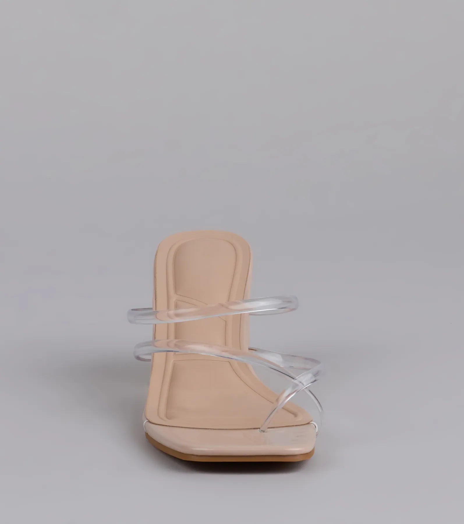  Low-Key Chic Clear Strappy Mules、mySite、justintrudeaud