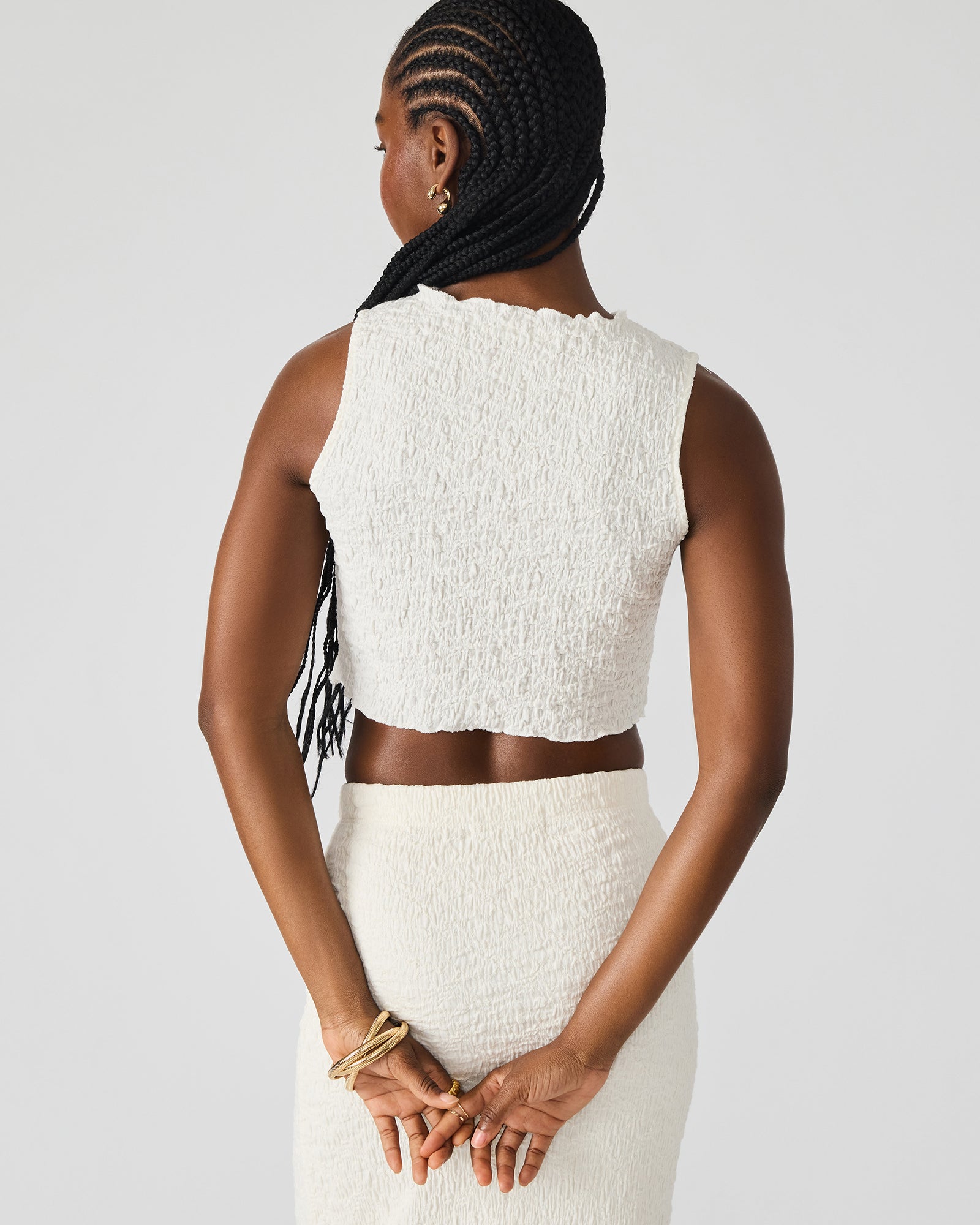 SEASIDE MAXI SKIRT SET CREAM、mySite、gtrtttuynbv