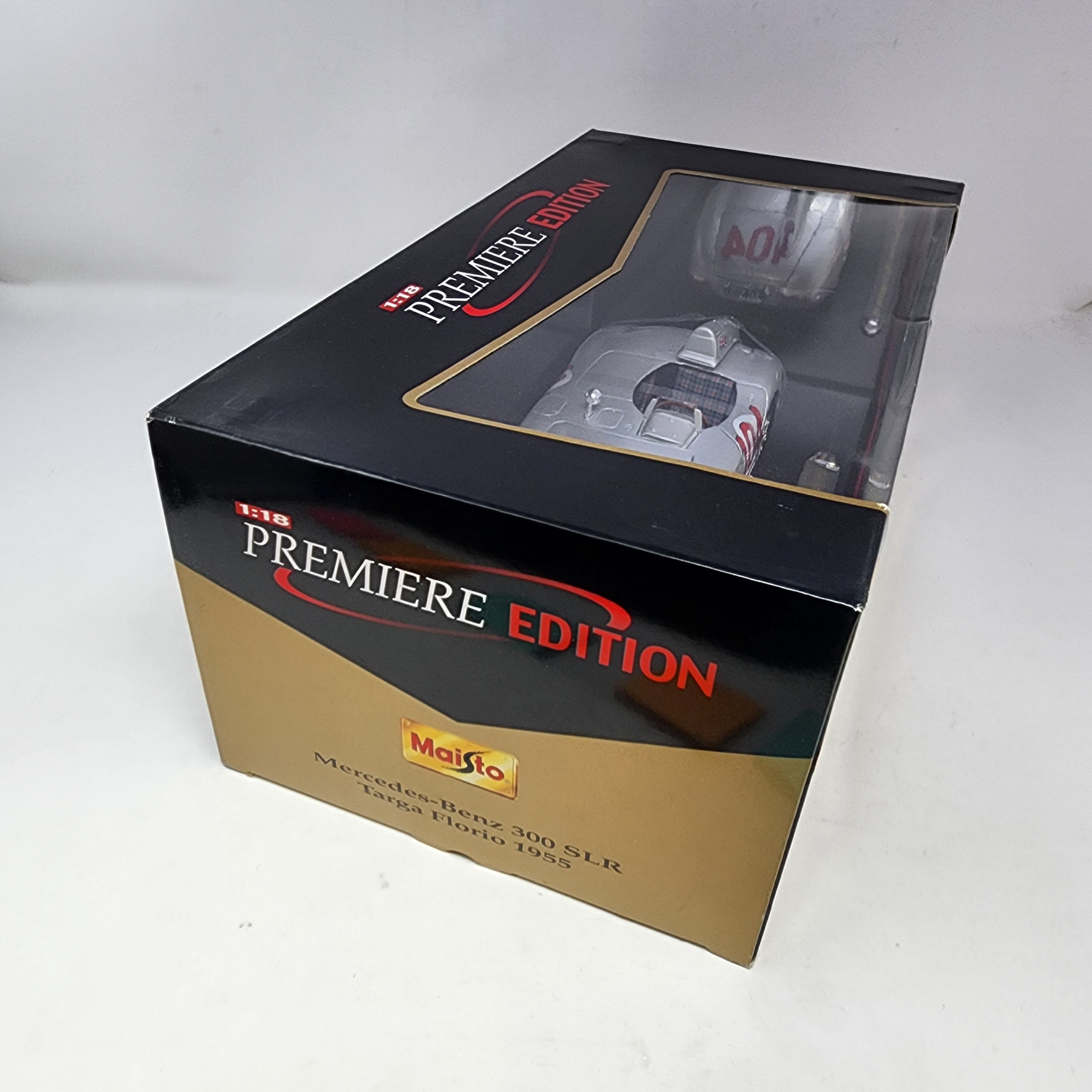 Mercedes-Benz 300 SLR Targa Florio 1955 * Maisto Premiere Edition 1/18 Scale、mySite、hgirdovlk
