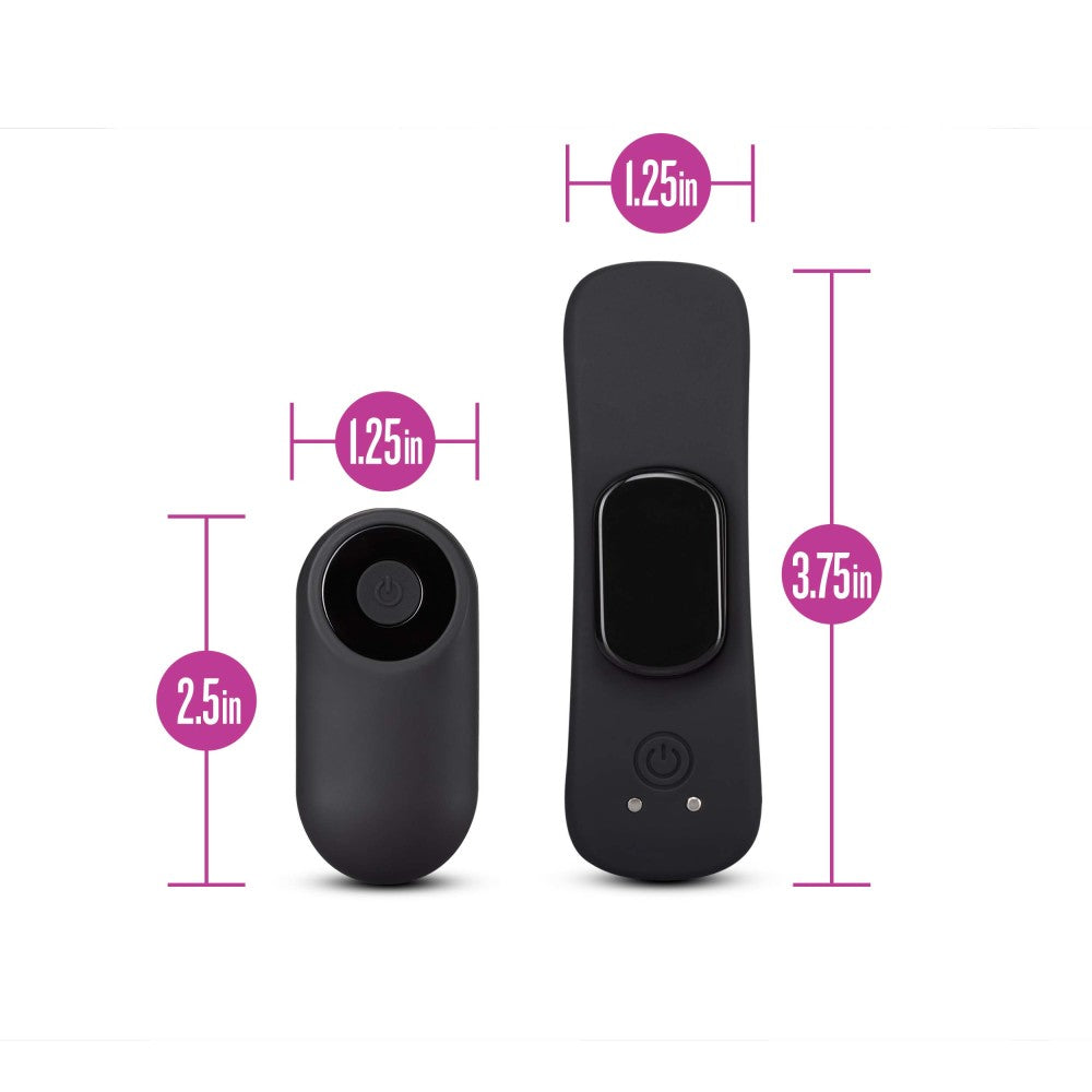 Temptasia By Blush® | Remote Control Panty Vibe Black 3.75-Inch Vibrator、mySite、bottomscart