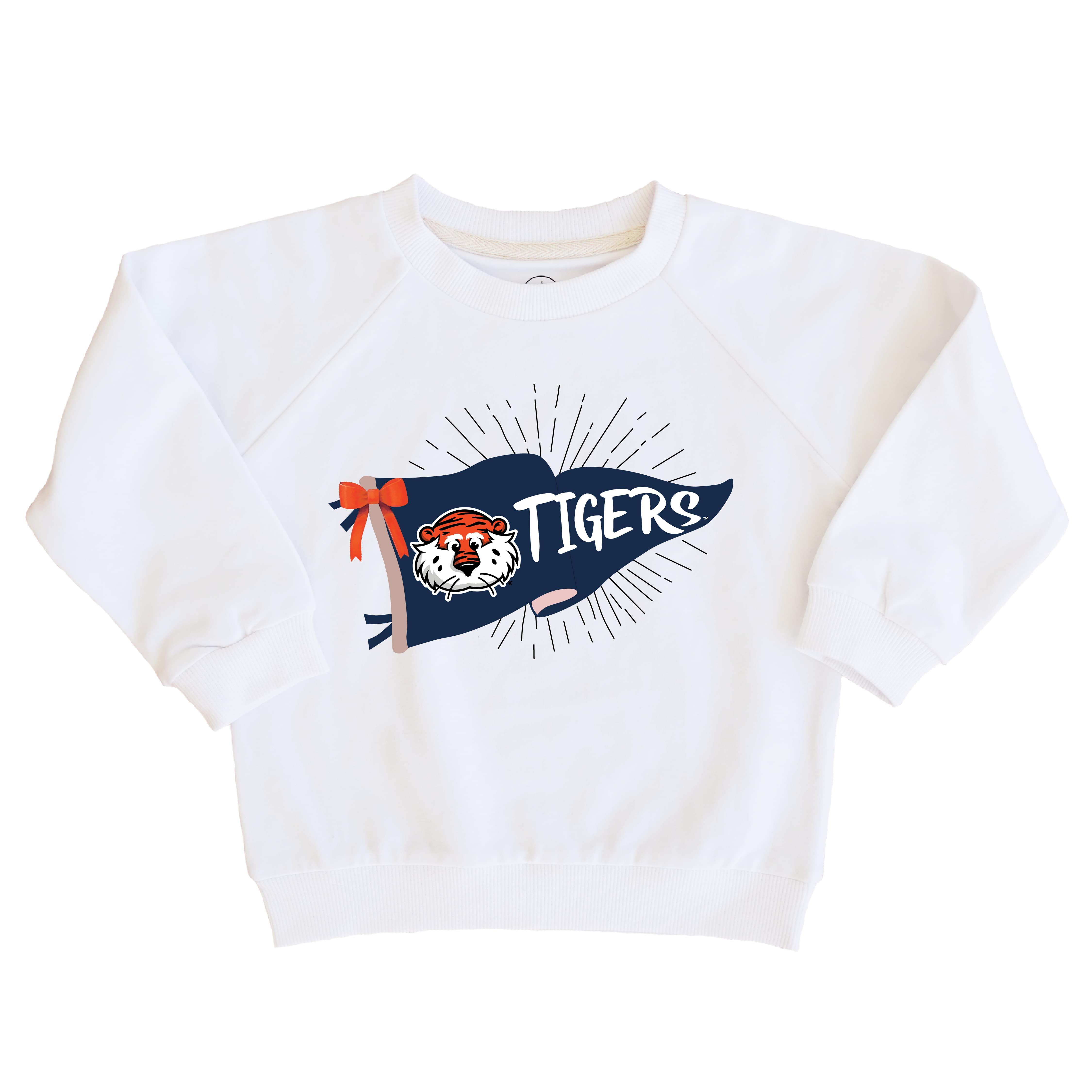 Auburn University | Footballs & Bows Kids Graphic Sweatshirts、mySite、layawaytickets