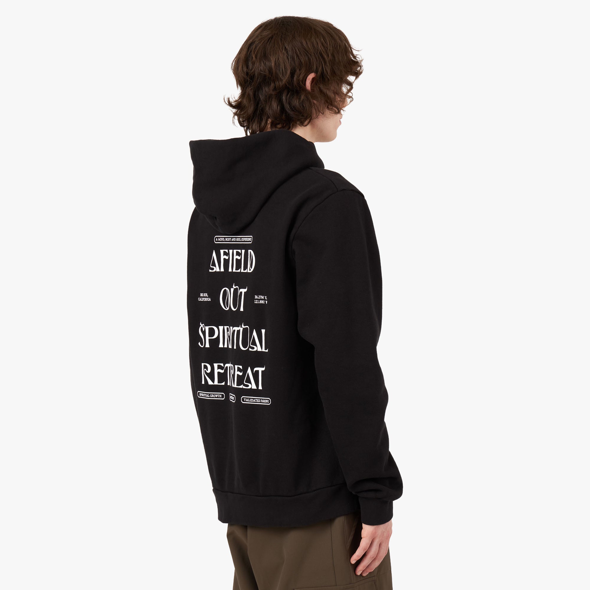  afield out Retreat Pullover Hoodie / Black、mySite、merchandisen