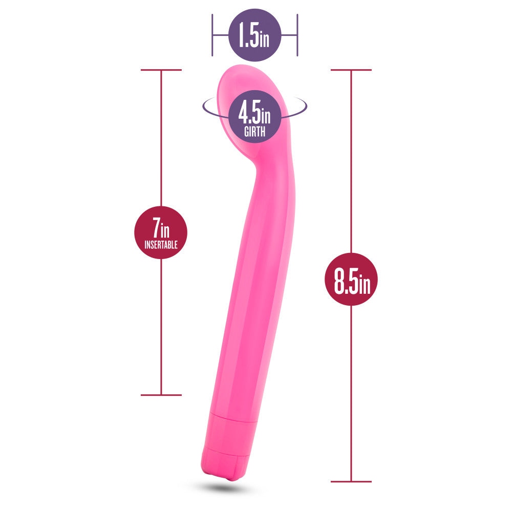 Sexy Things By Blush® | G Slim G-Spot Pink 8.5-Inch Vibrator、mySite、bottomscart