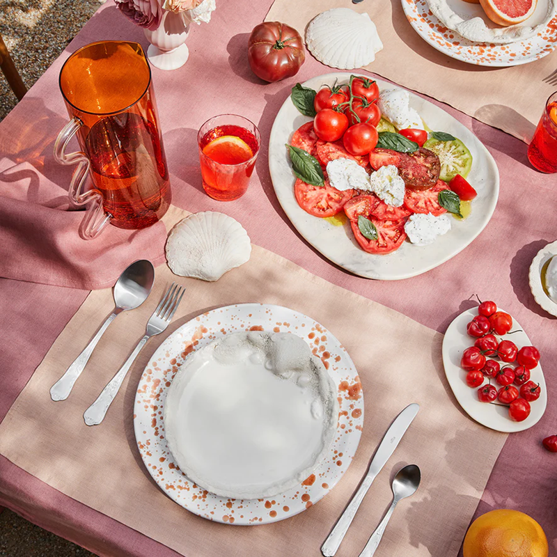 Pure Linen Table Cover | Dusty Pink、mySite、camillekostekn