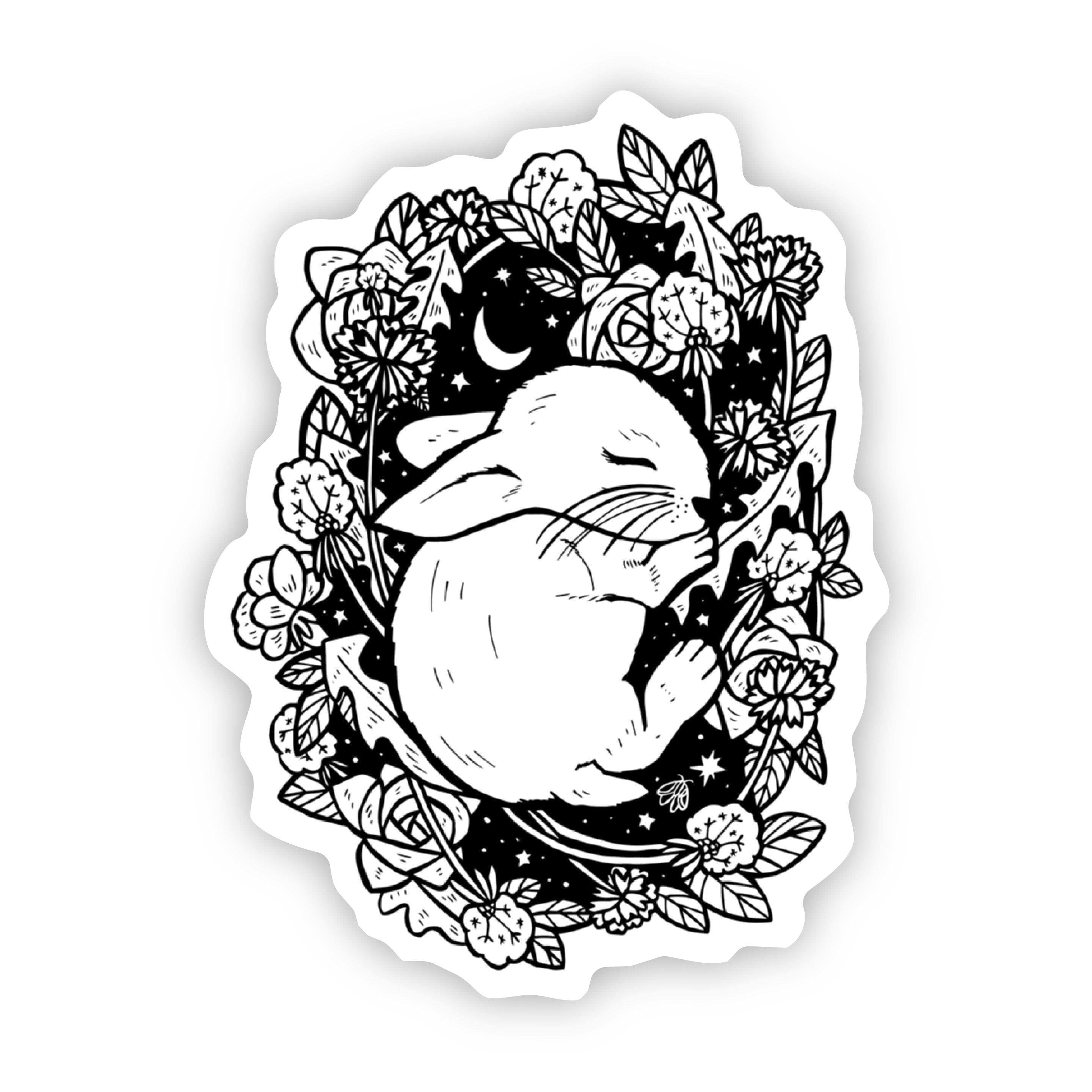  Sleeping Bunny Sticker、mySite、elrpsem3k