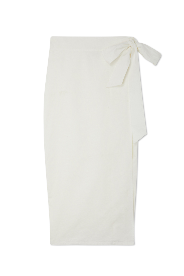 White Linen Jaspre Skirt、mySite、solidvoid