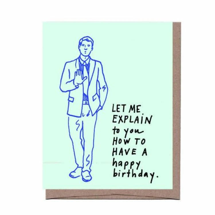  Mansplaining Birthday Card、mySite、elrpsem3k