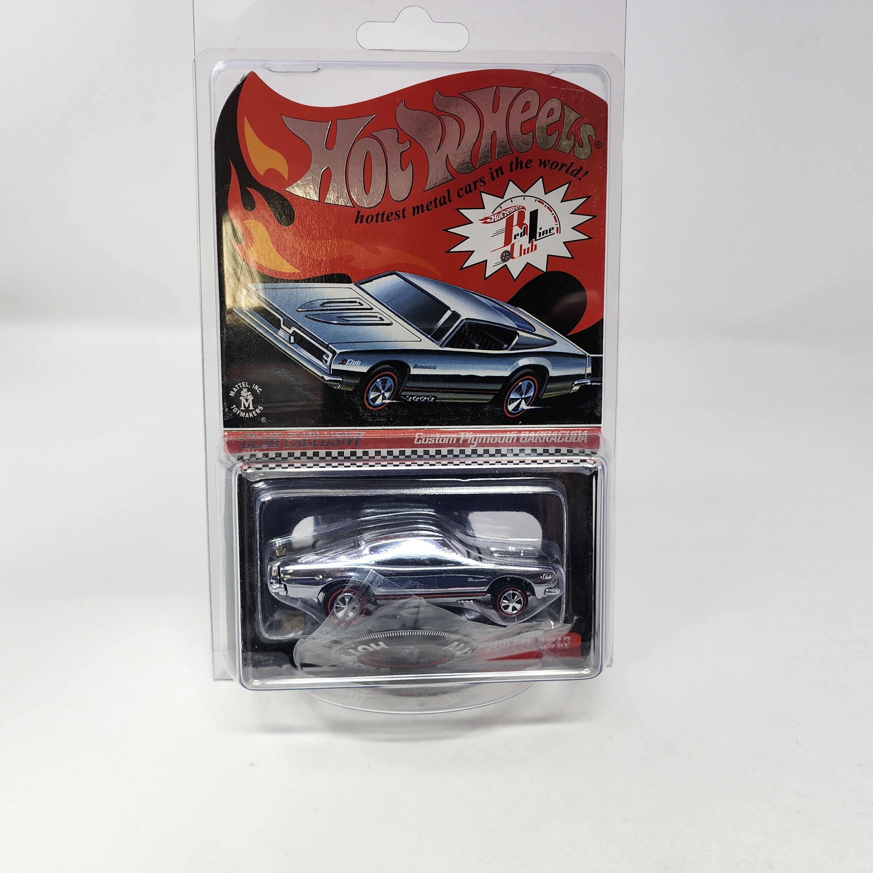 Custom Plymouth Barracuda Chrome * Hot Wheels Red Line Club RLC Exclusive、mySite、hgirdovlk