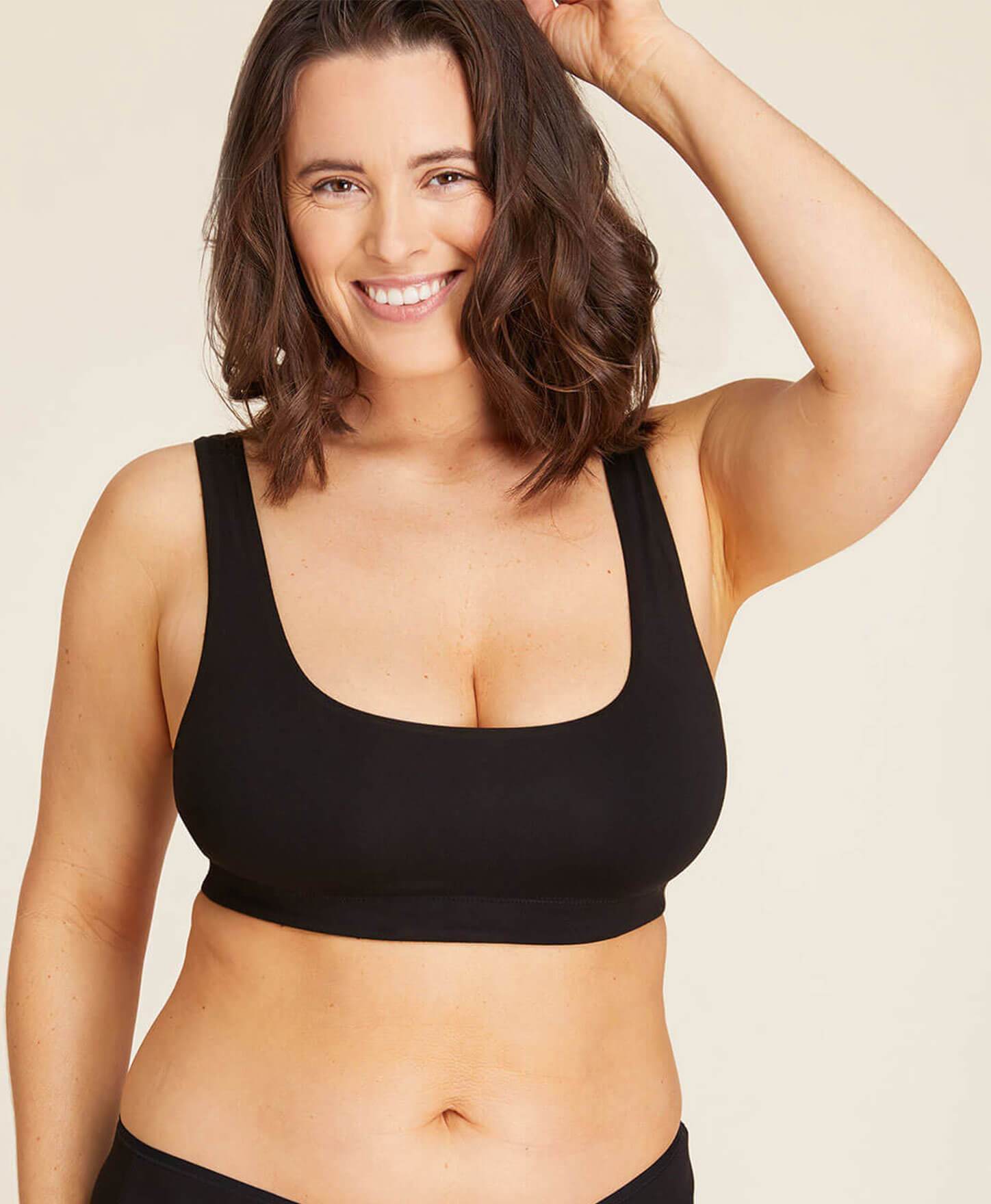  The Tank Bralette - Rayon - Black、mySite、ashleygrahame