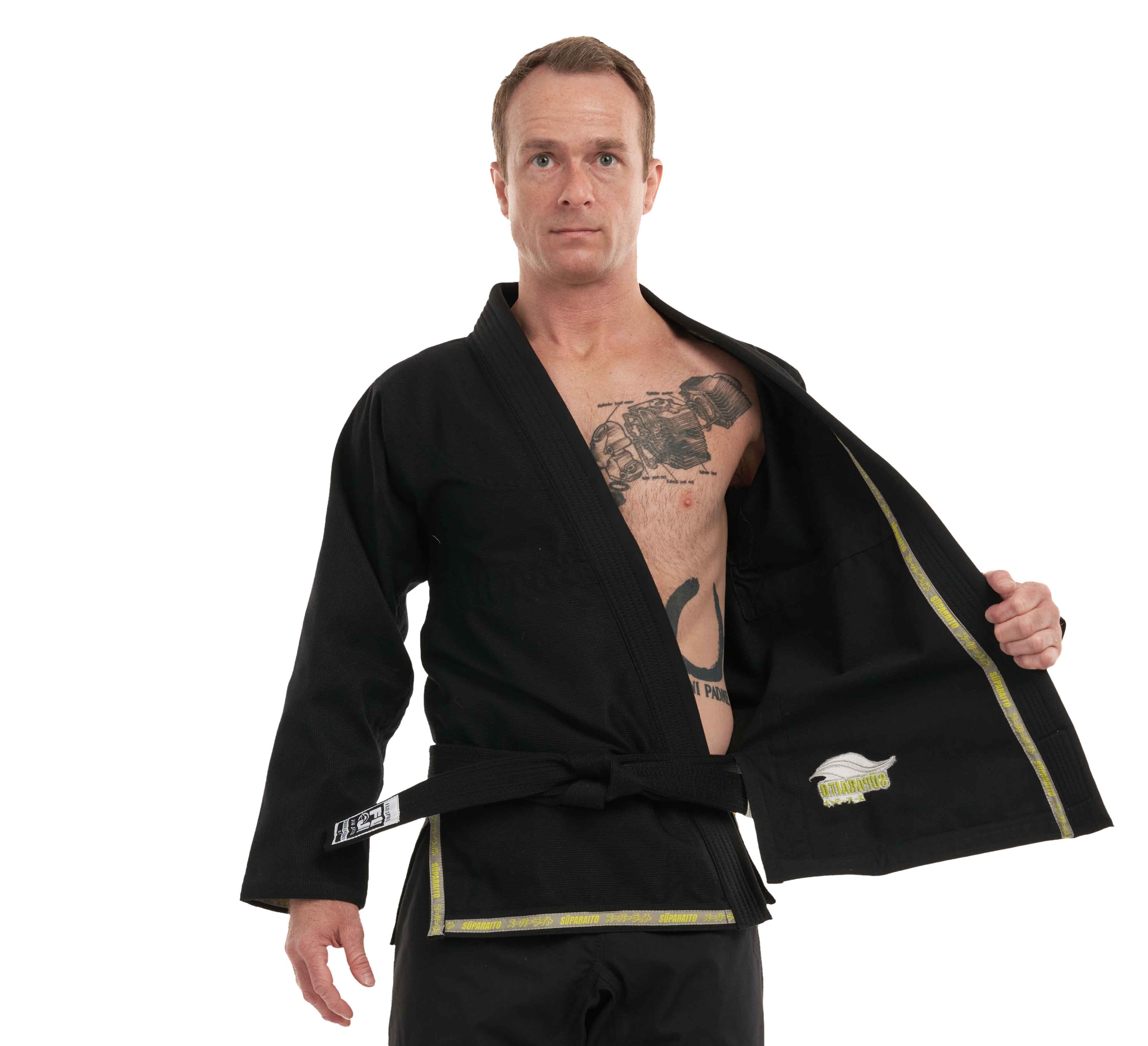 Suparaito BJJ Gi Black/Green、mySite、gigharbornorthrealestate