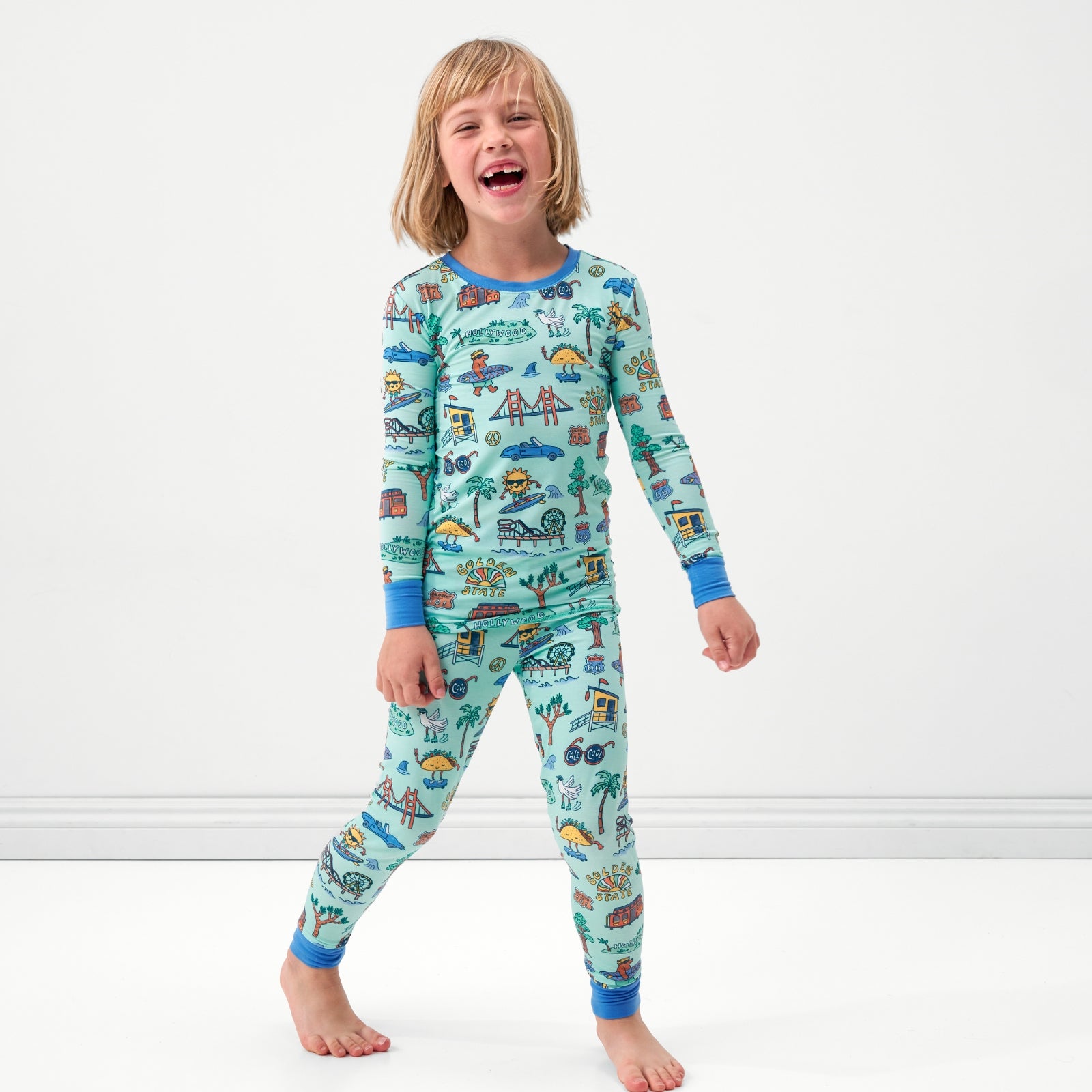 Golden State Two-Piece Pajama Set、mySite、g9winljtr