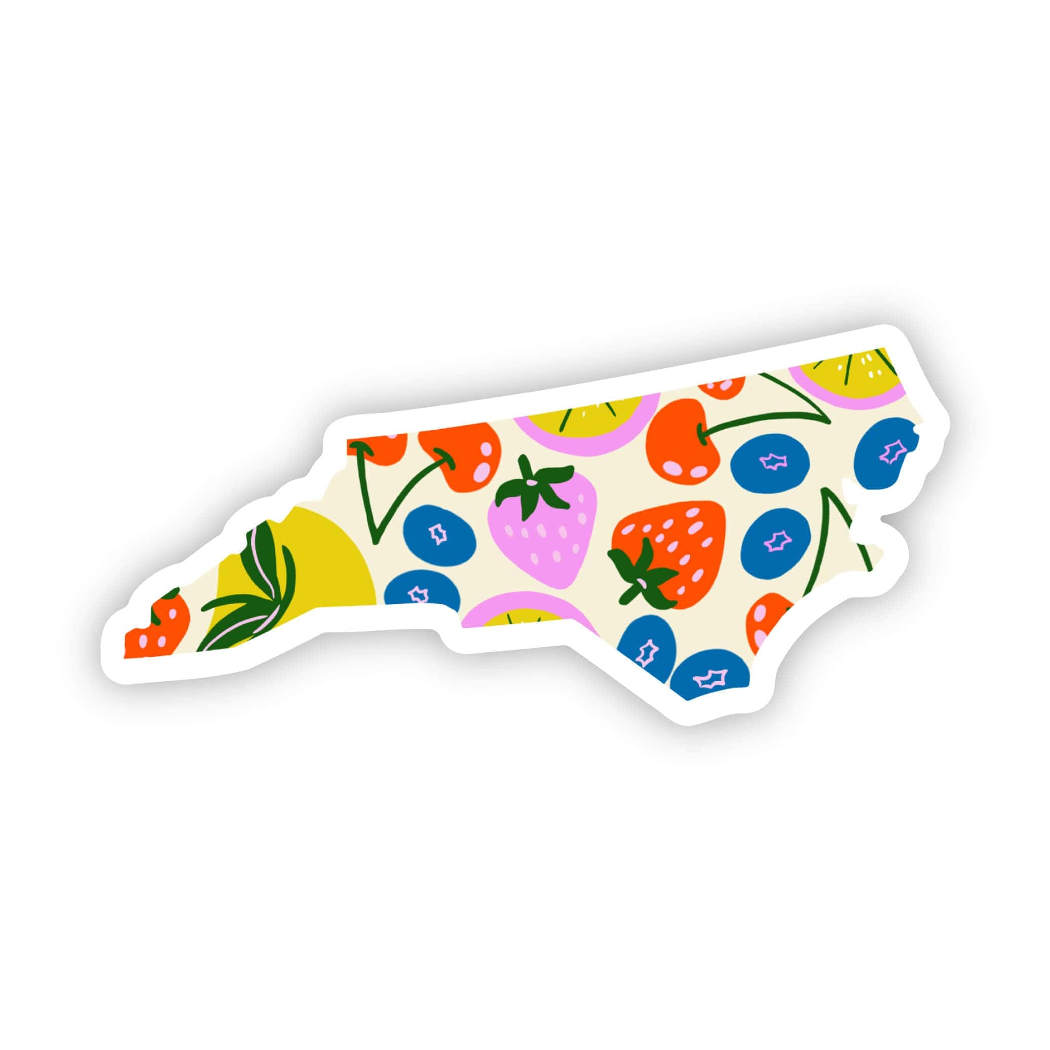  North Carolina Sticker - Cute Fruits、mySite、ghnorth