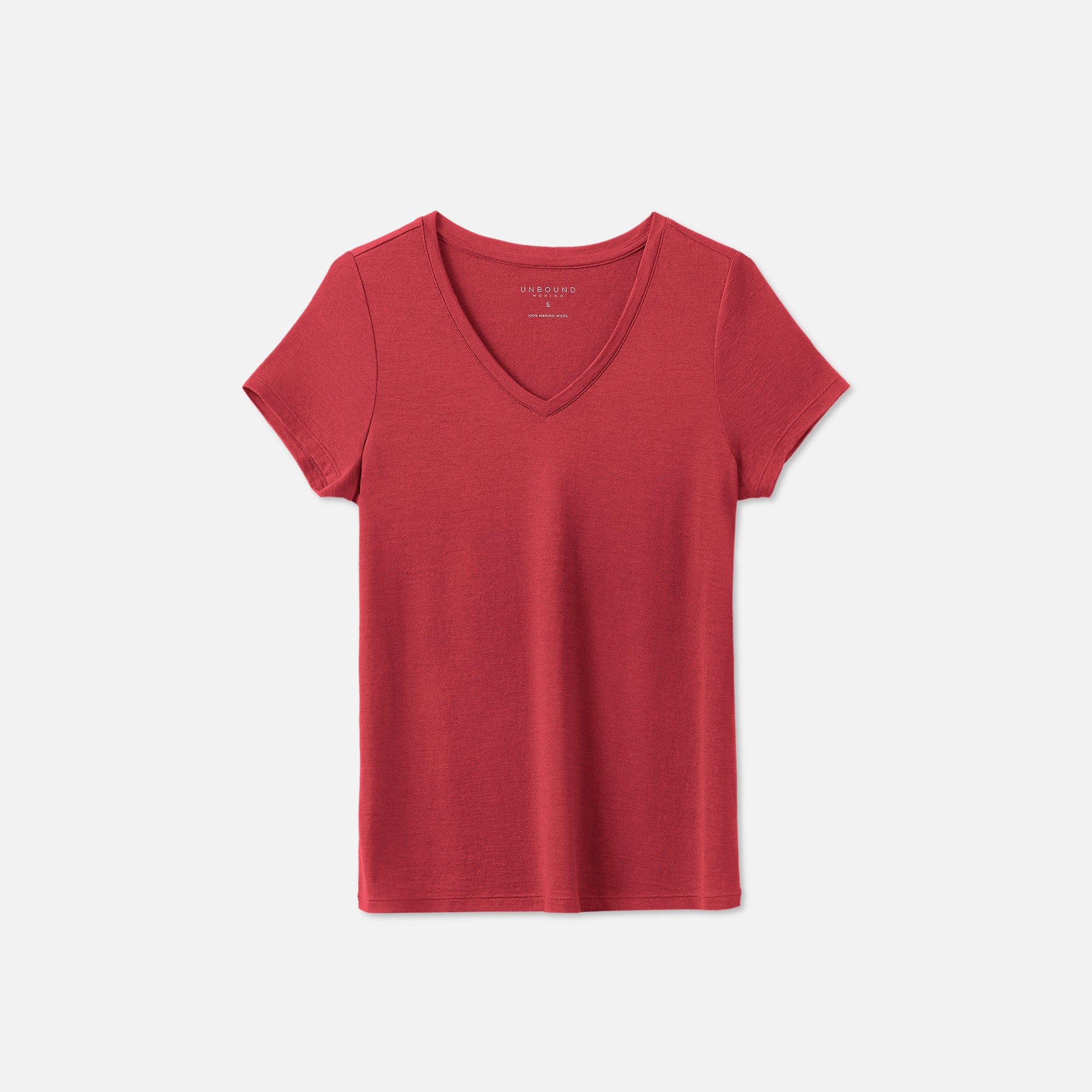 Women's Merino V-Neck T-Shirt、mySite、noshort
