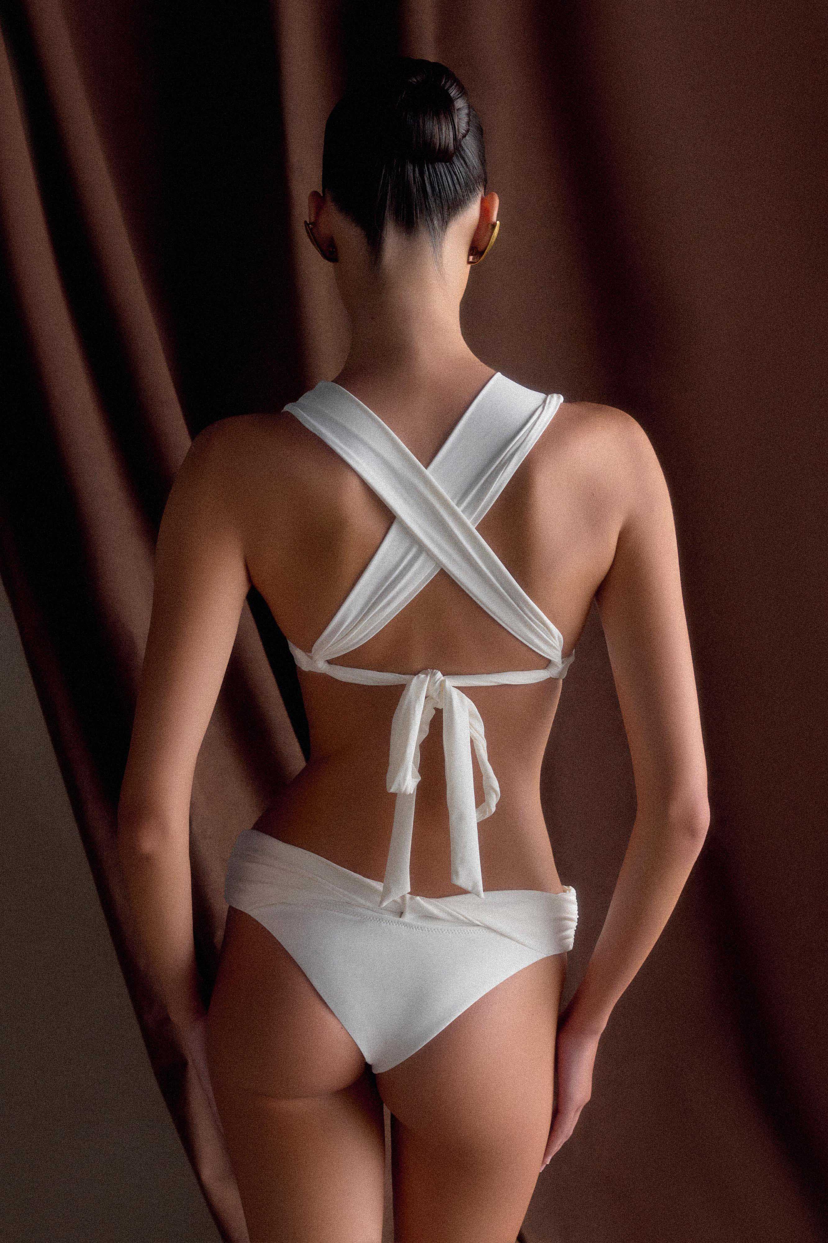 Merida Pearl Bikini Top - White、mySite、solidvoid