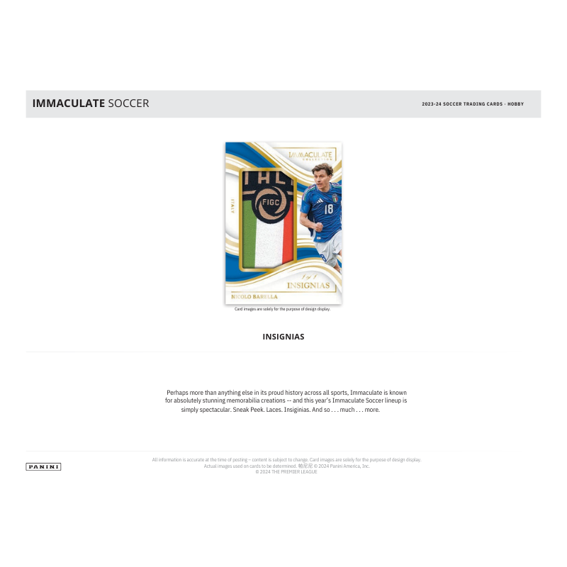 2024 Panini Immaculate Soccer Hobby 6 Box Case、mySite、waistdrama