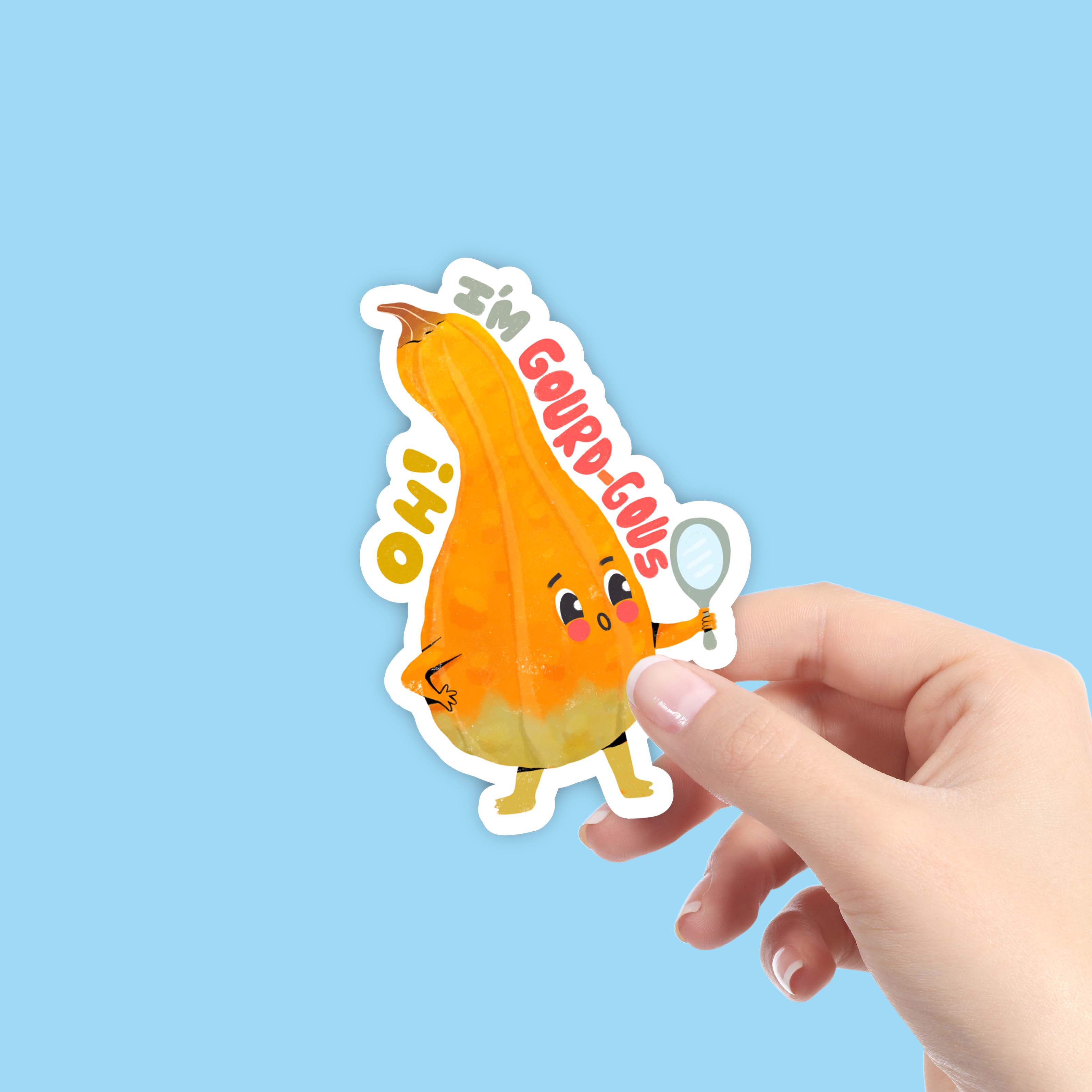  Oh! I'm Gourd-gous - Holiday Sticker、mySite、ghnorth