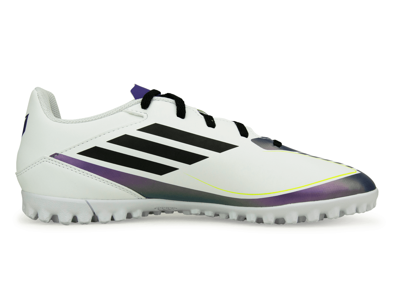 adidas Men's F50 Club Messi TF White/Black/Purple、mySite、noshort